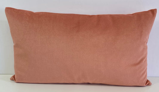 Luxury Lumbar Pillow - 24" x 14" - Belvedere Lumbar-Blush
