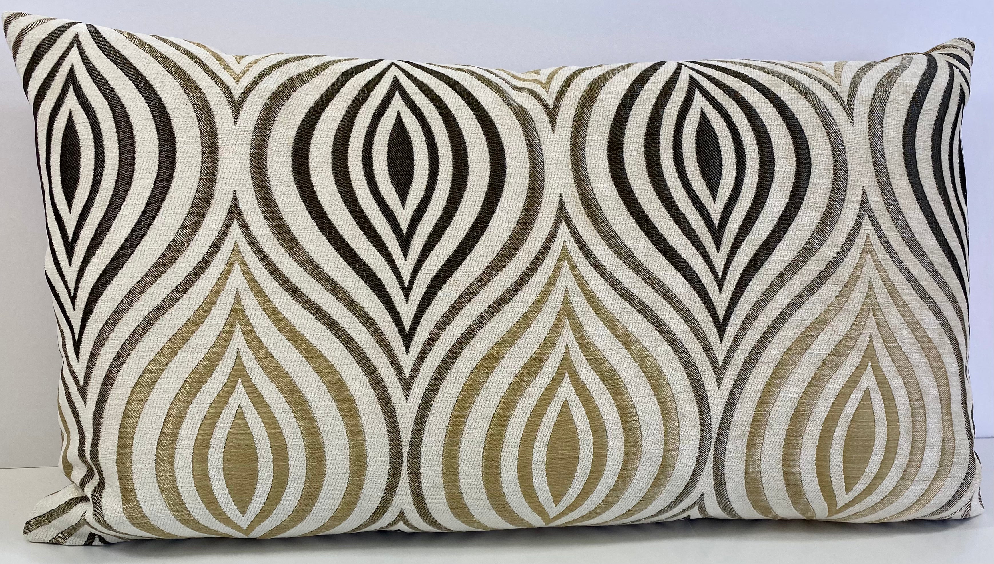 Luxury Lumbar Pillow- 24" x 14"- Koza Cream