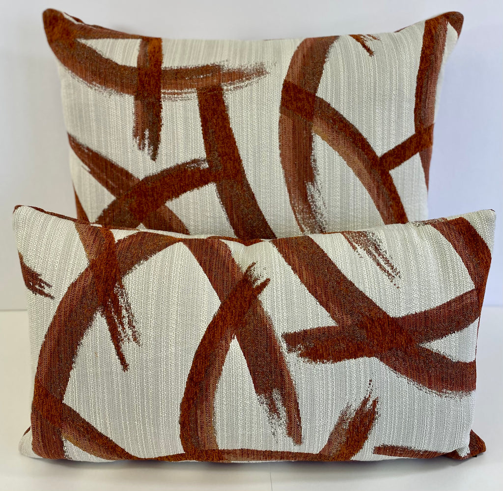 Luxury Lumbar Pillow - 24" x 14"- Enso Copper