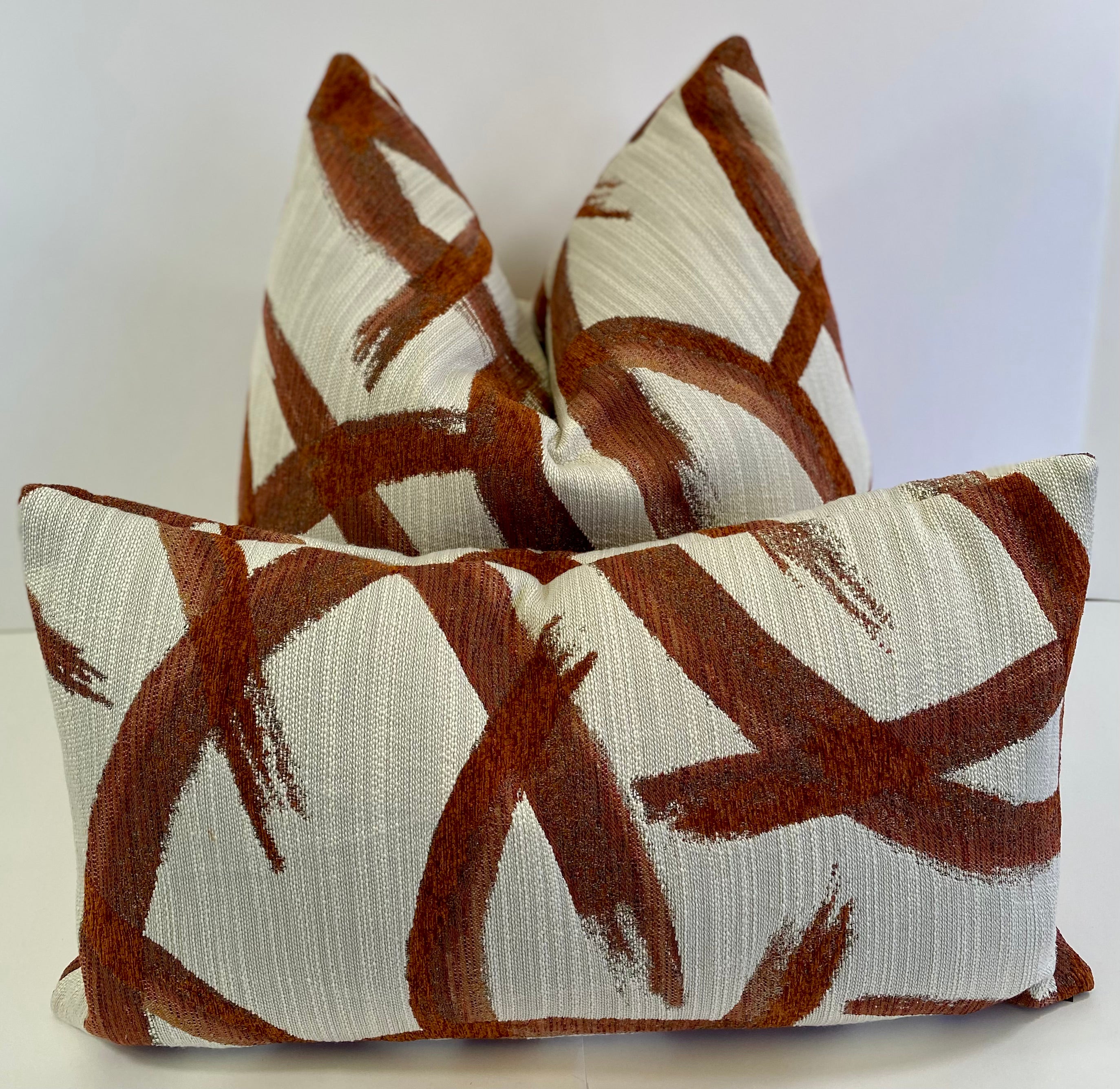 Luxury Lumbar Pillow - 24" x 14"- Enso Copper