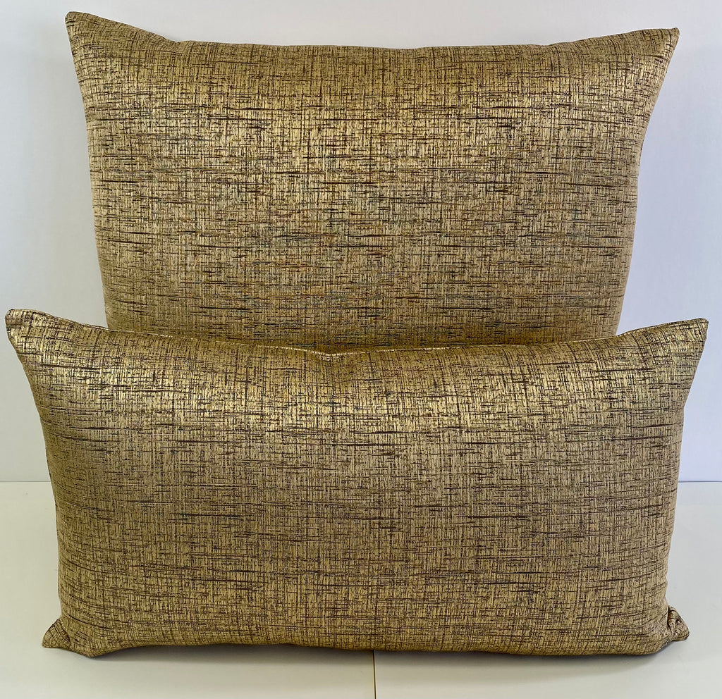 Luxury Pillow – 24" × 24" – Bristol Gold