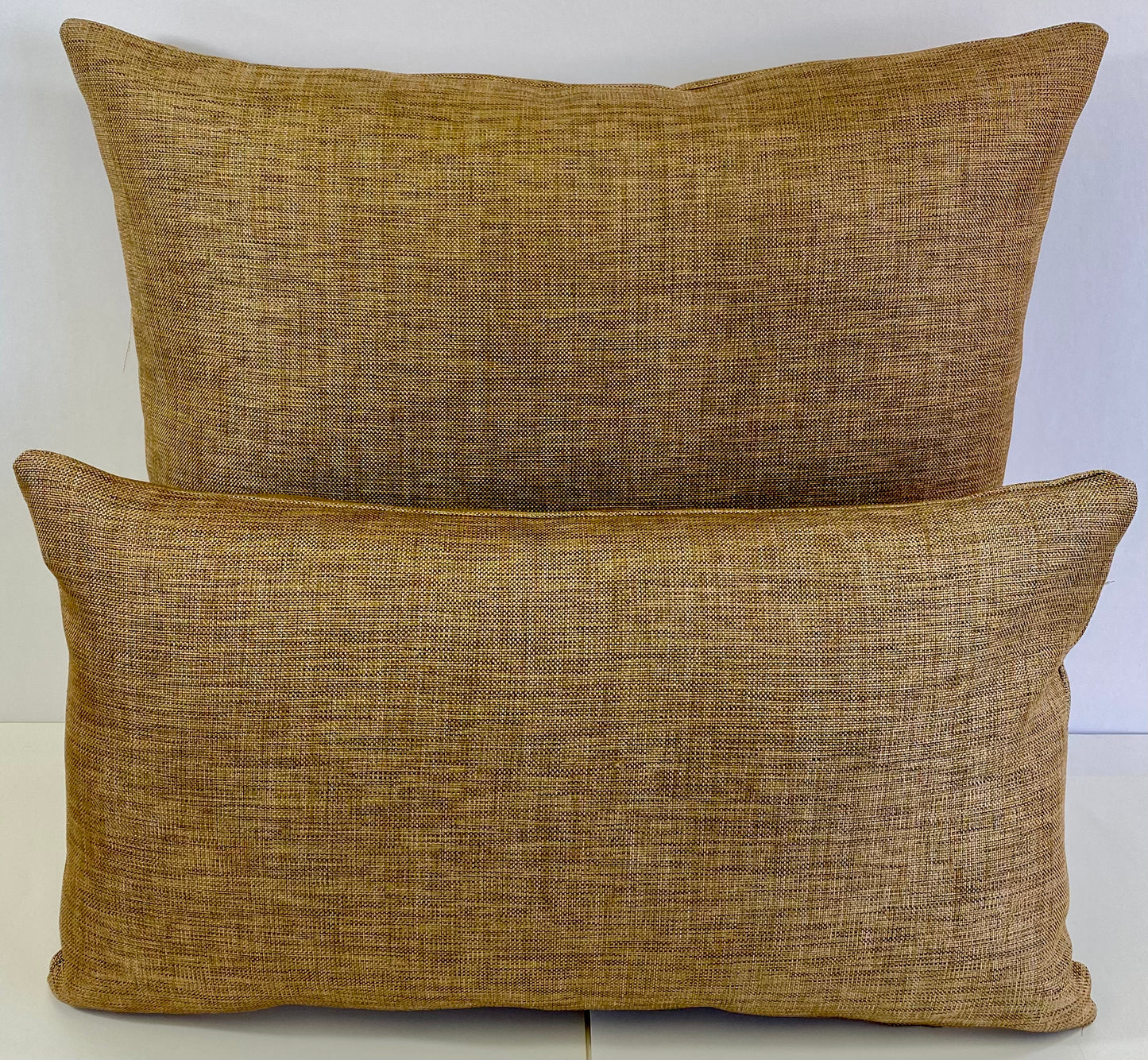 Luxury Lumbar Pillow - 24" x 14" - Wood Chip; textured pillow in a shade of a wood brown