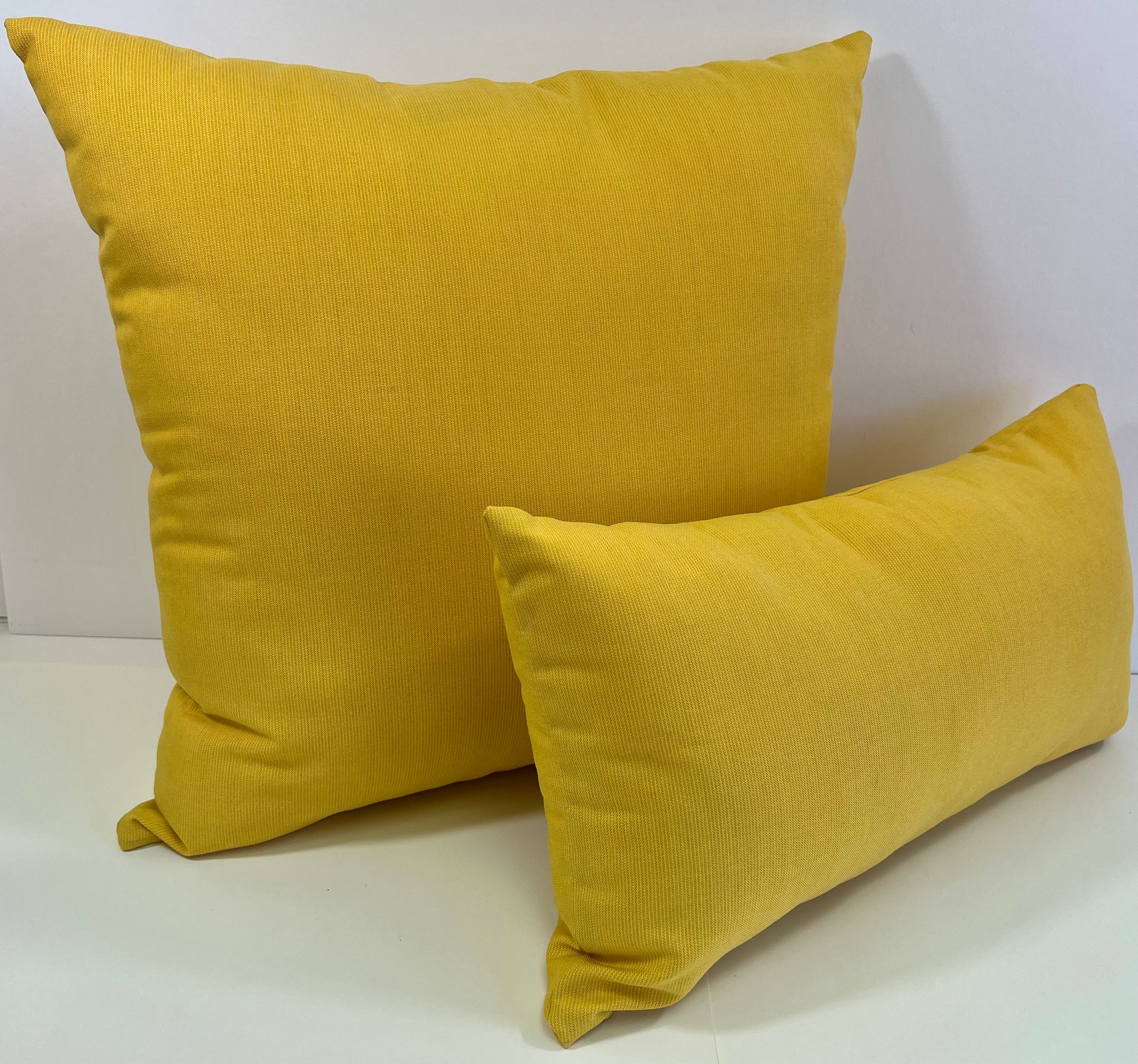Luxury Outdoor Pillow - 22" x 22" - Gold Coast