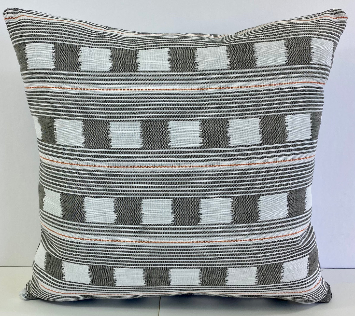 Luxury Outdoor Pillow - 22" x 22" - Barcode; Sunbrella, or equivalent, fabric and fiber fill