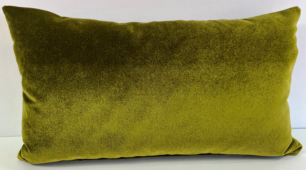Luxury Lumbar Pillow - 24" x 14" - Cactus Lumbar Green Lovely Sage Green Thick Velvet With A Lovely Lustre