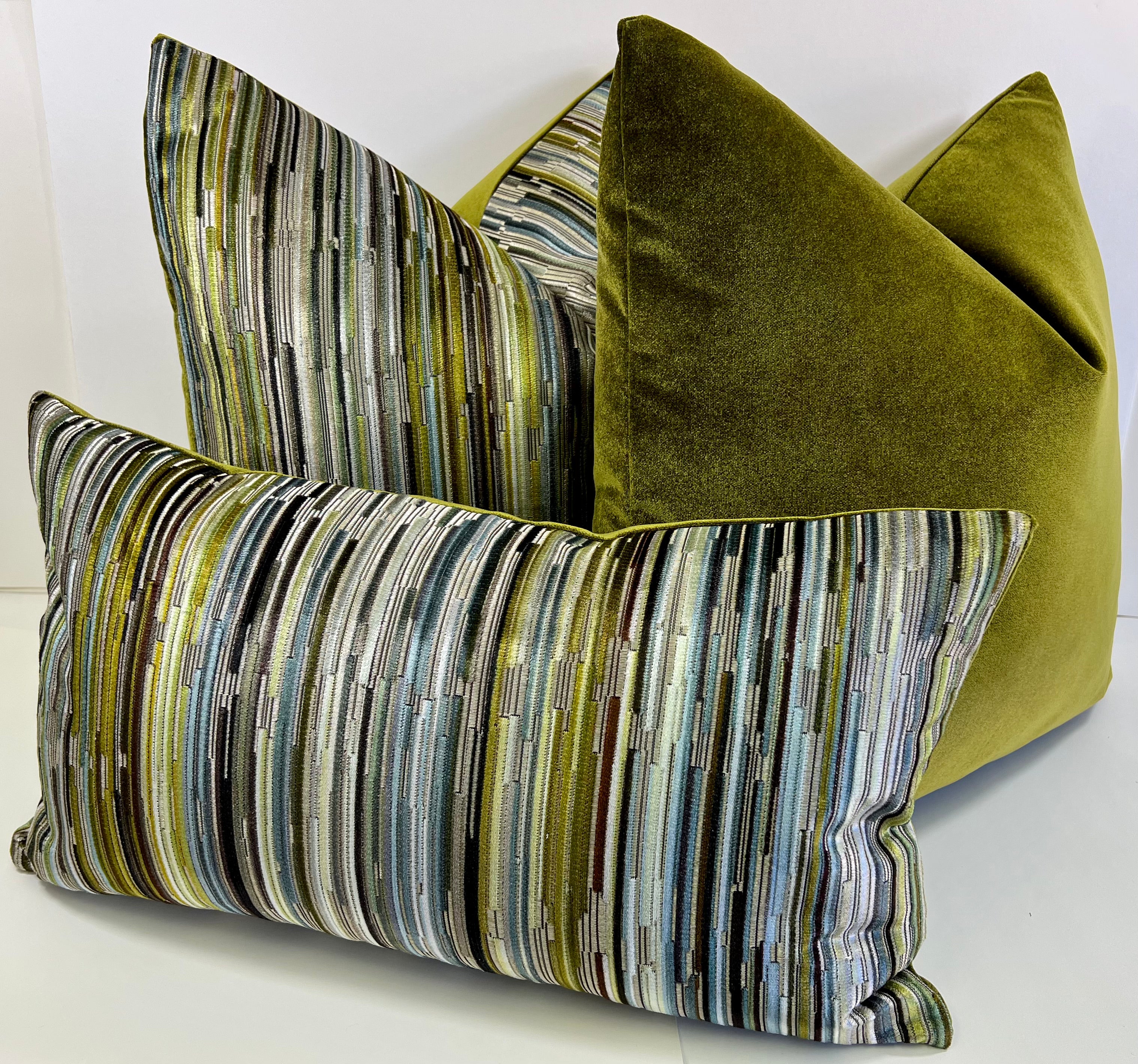 Green pillows clearance