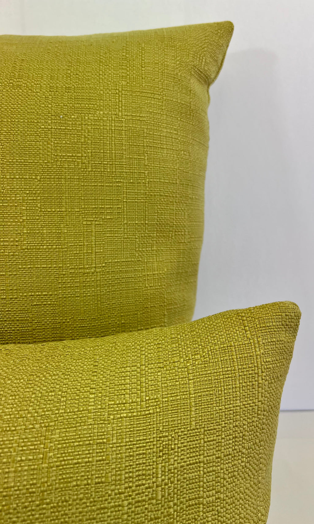Luxury Lumbar Pillow - 24" x 14" - Vermont Spring Fresh Lime Gold Green In Lovely Texture