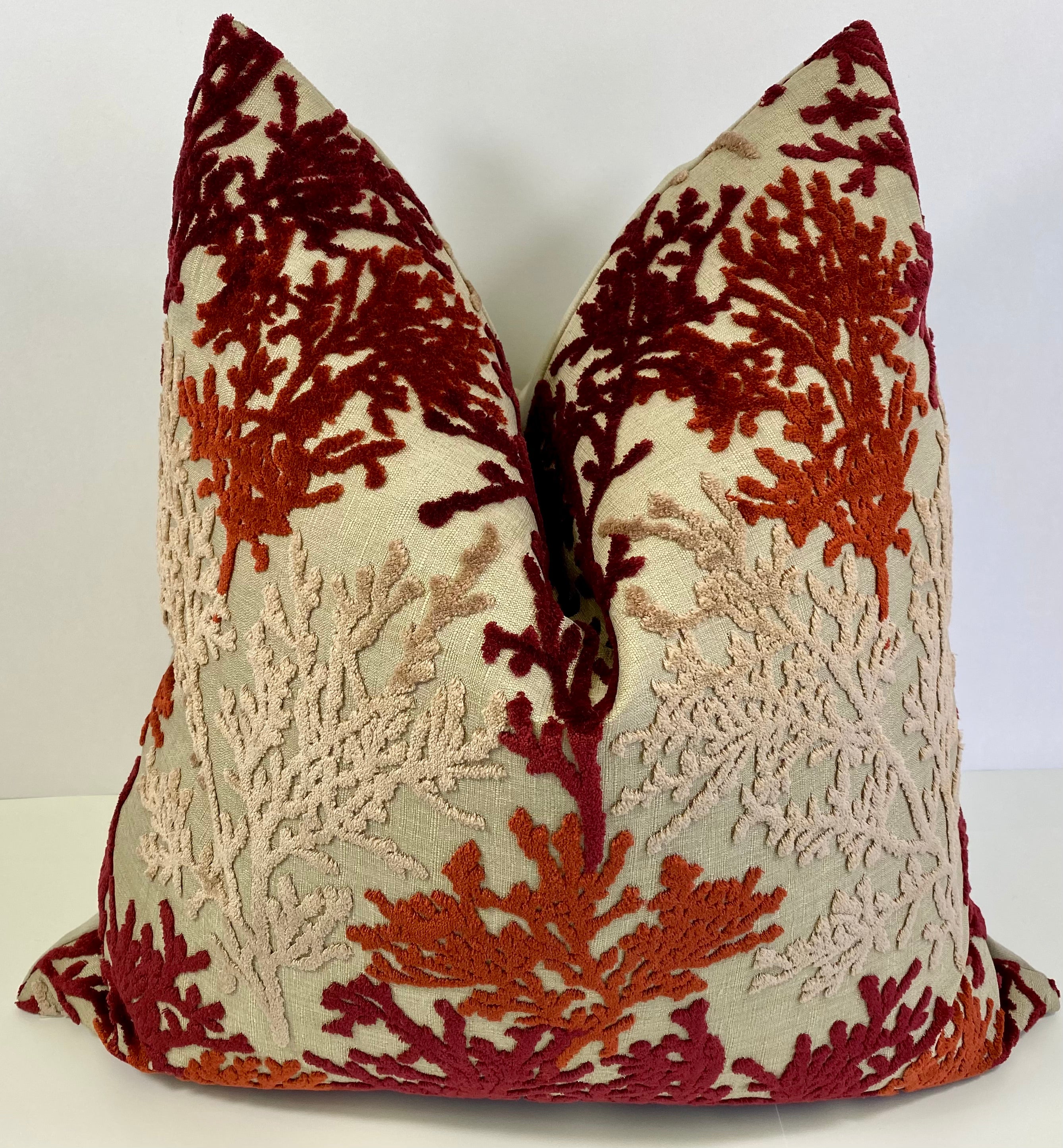 Luxury Pillow – 24" × 24" – Barbados Sunset