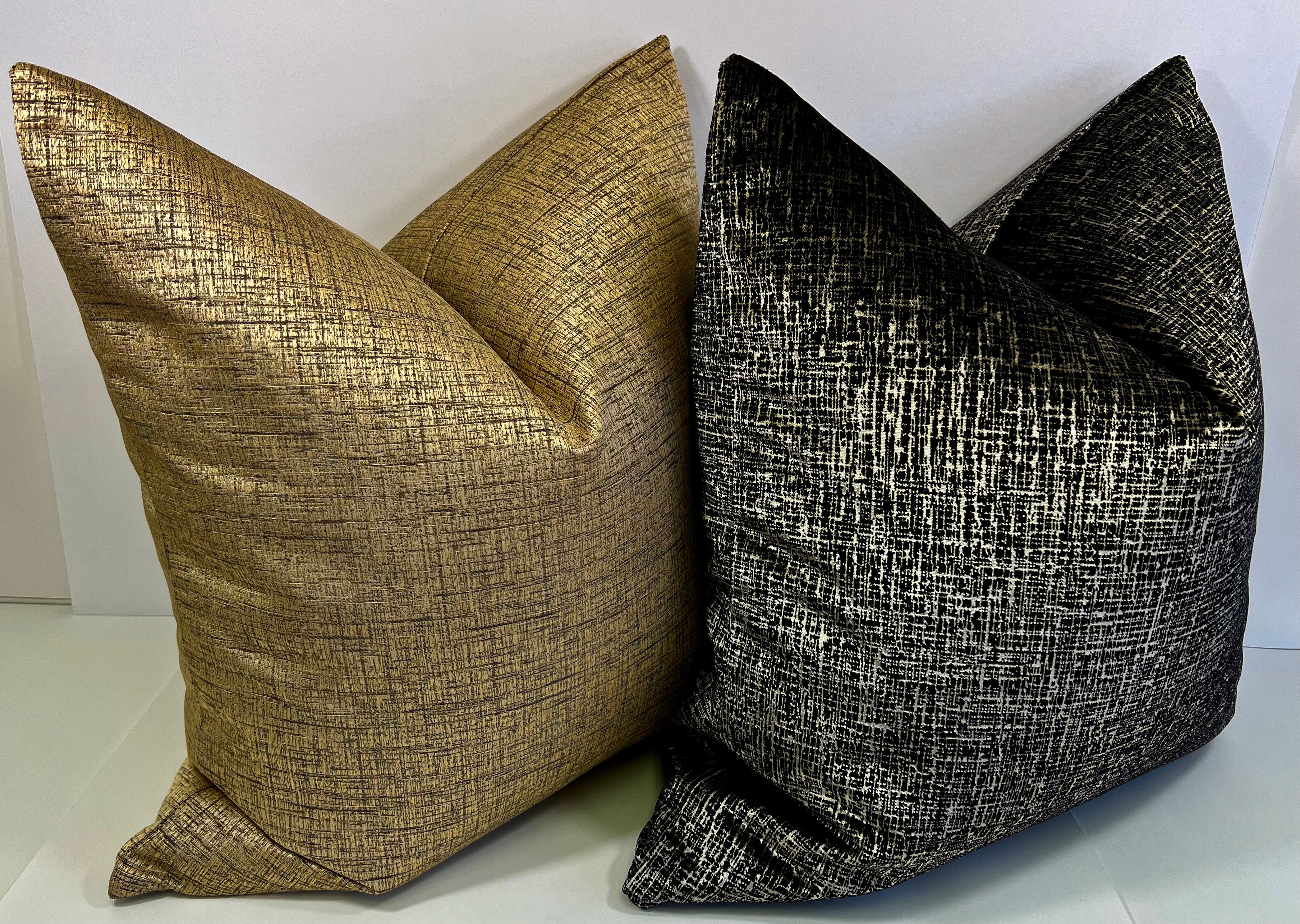 Luxury Pillow – 24" × 24" – Bristol Gold