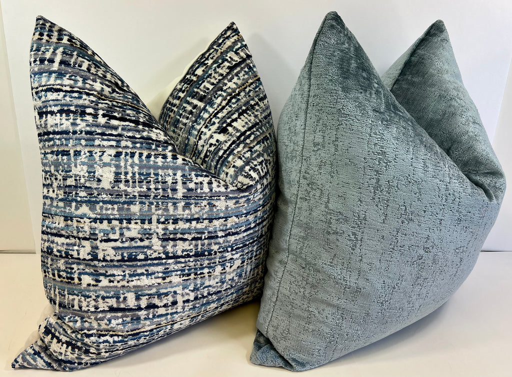 Luxury Pillow -  24" x 24" -  Hamlet-Mist