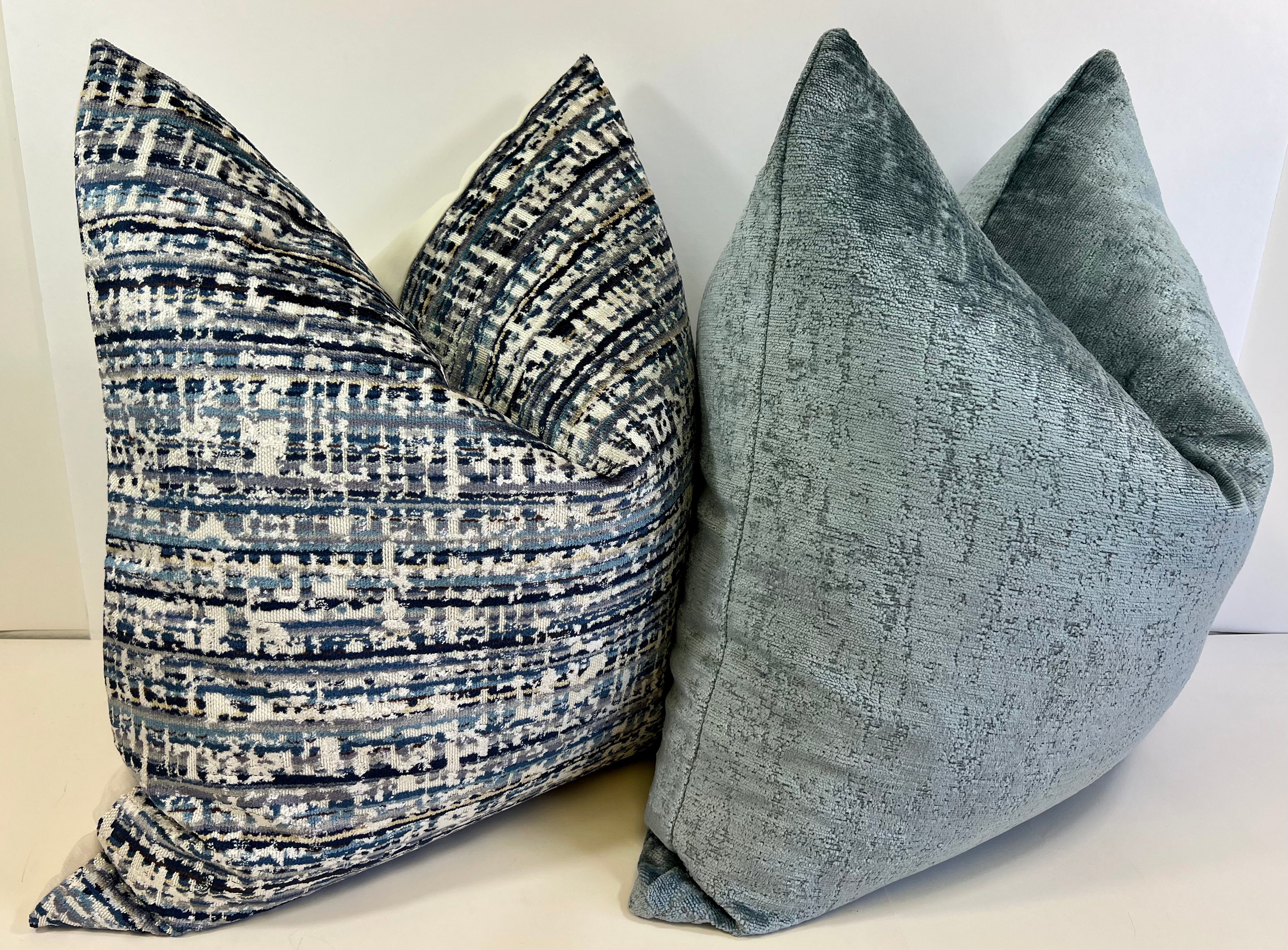 Luxury Pillow -  24" x 24" -  Hamlet-Mist