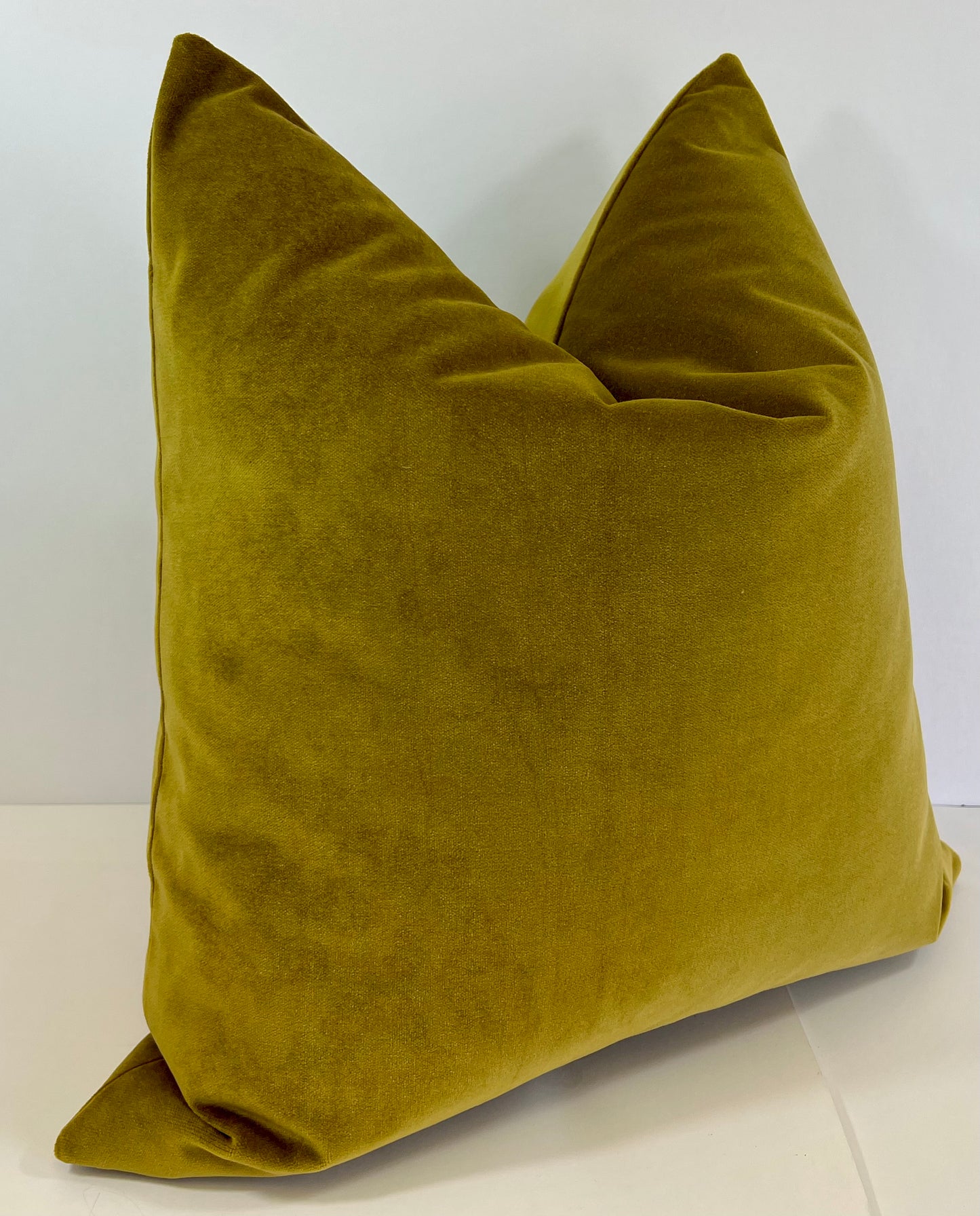 Luxury Pillow - 24" x 24" - French Garden; A beautiful shade of deep chartreuse