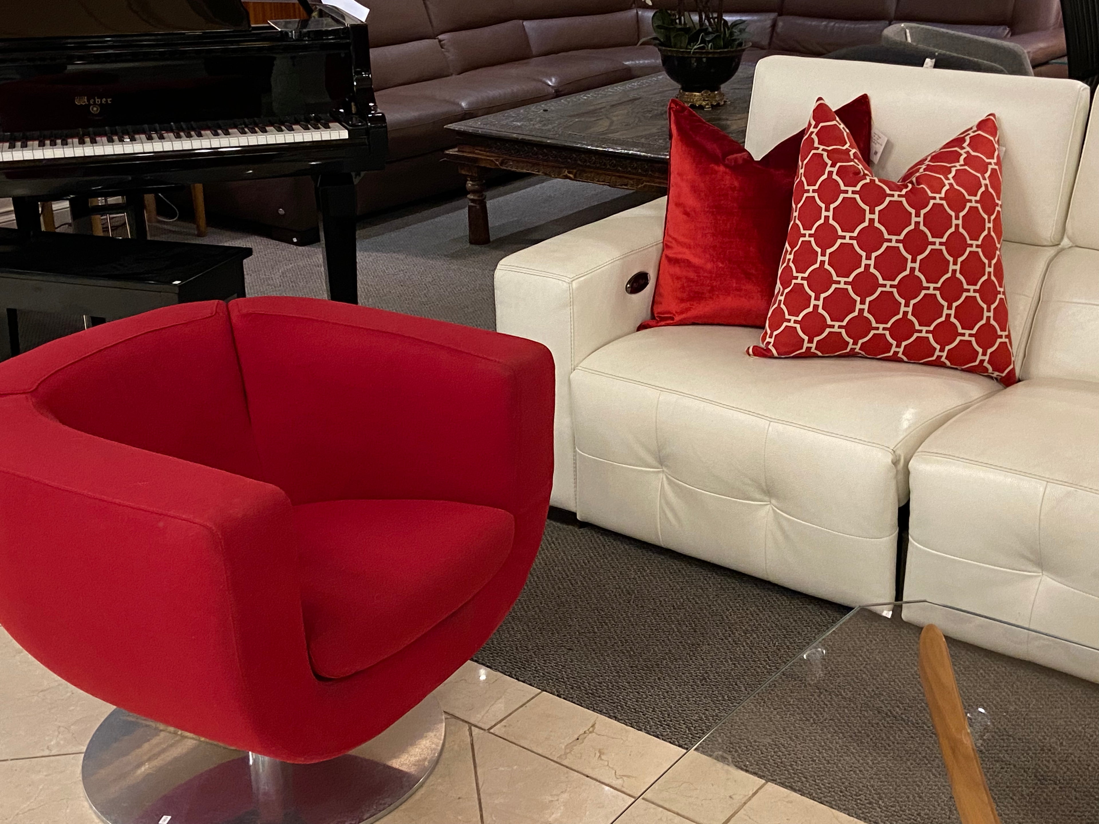 Luxury Pillow - 24" x 24"- Iridescence Double Front Ruby