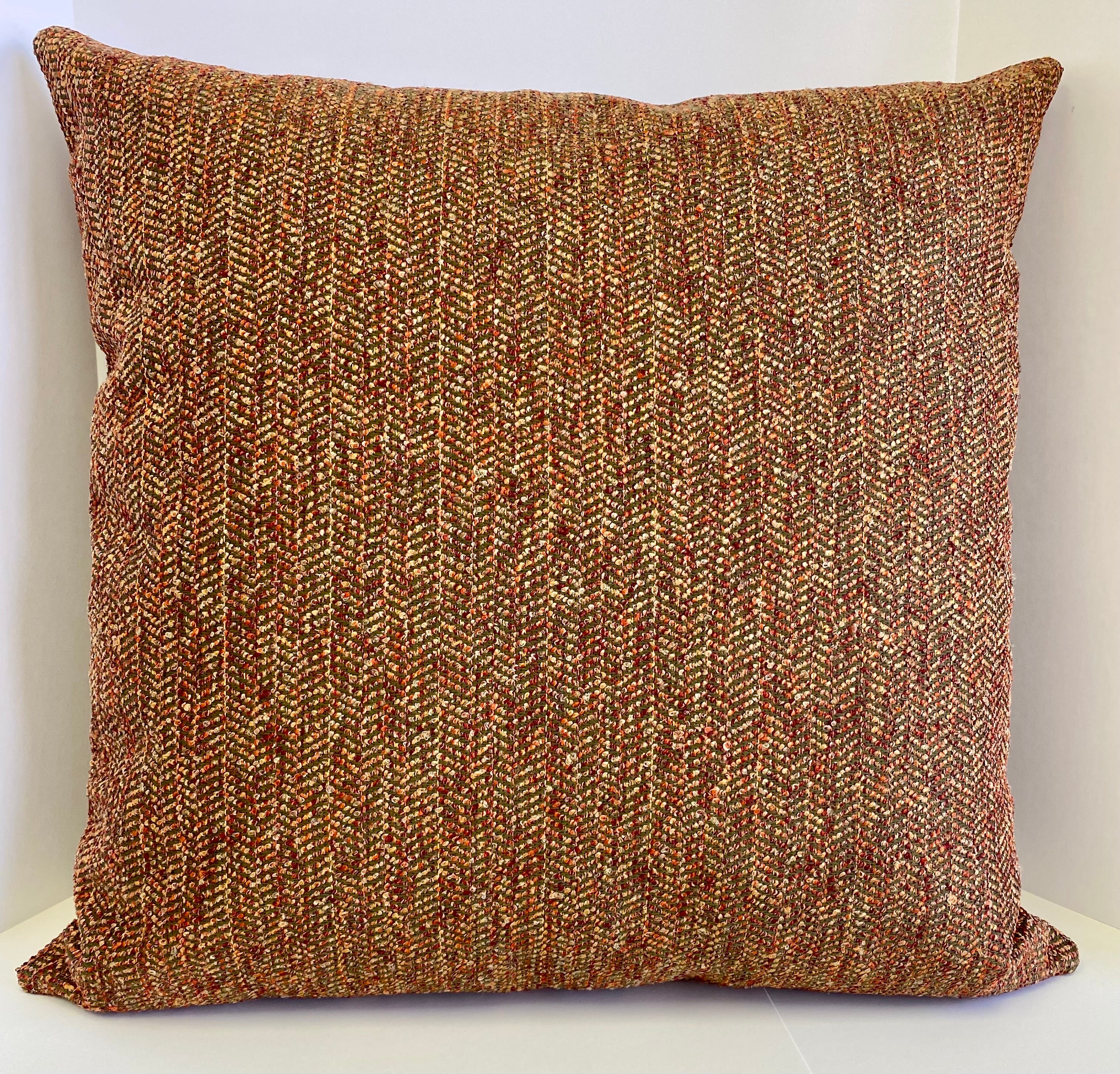 Luxury Outdoor Pillow - 22" x 22" - Saba - Volcanic