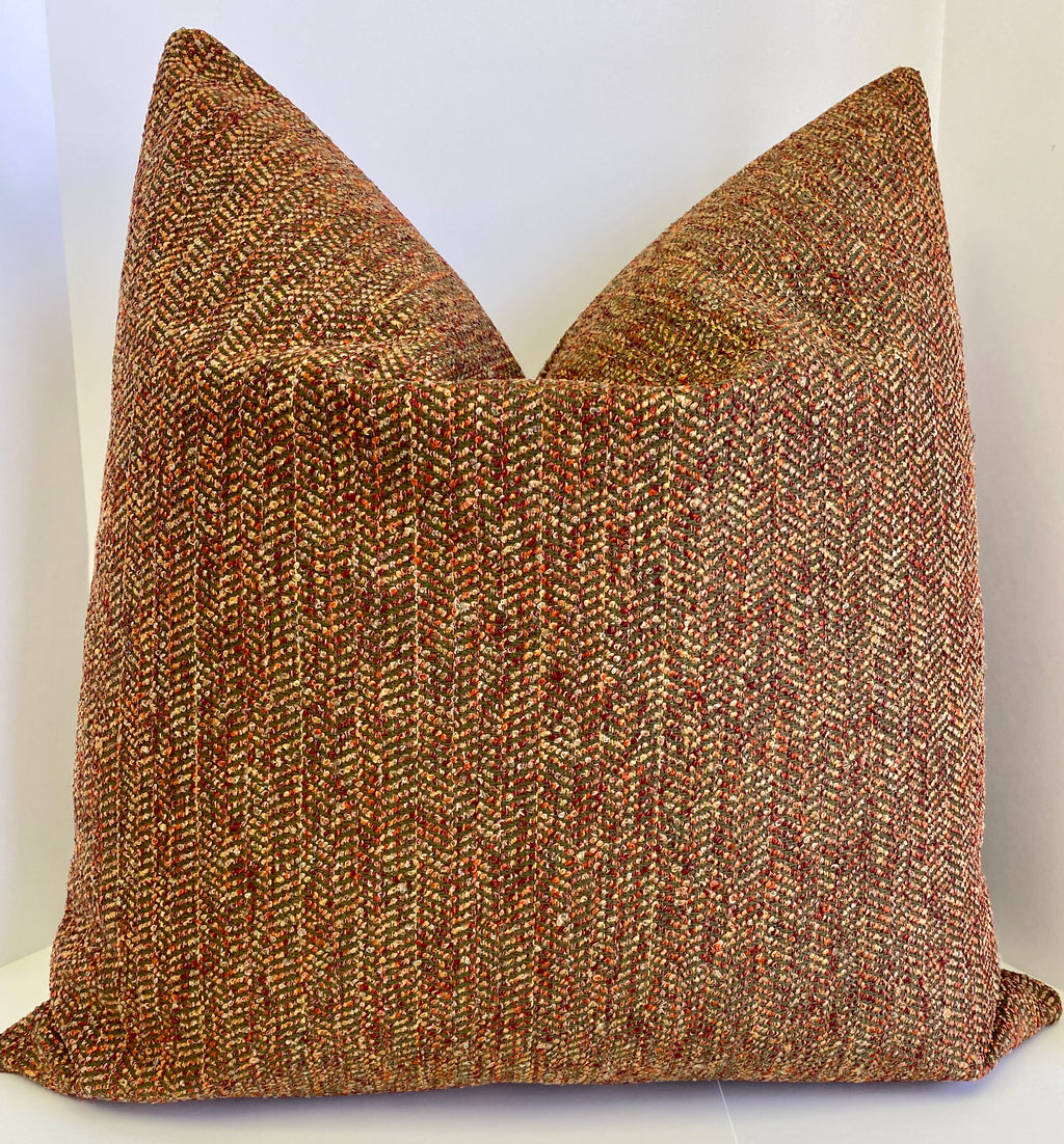 Luxury Outdoor Pillow - 22" x 22" - Saba - Volcanic