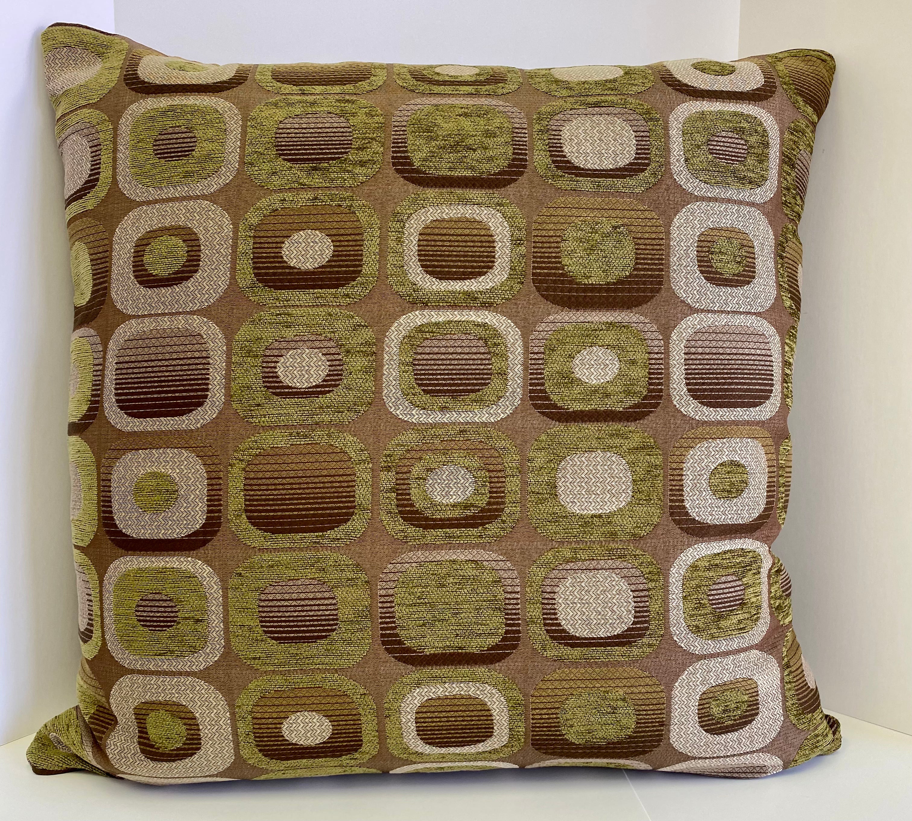 Luxury Pillow - 24" x 24" - Mid-Century Groove