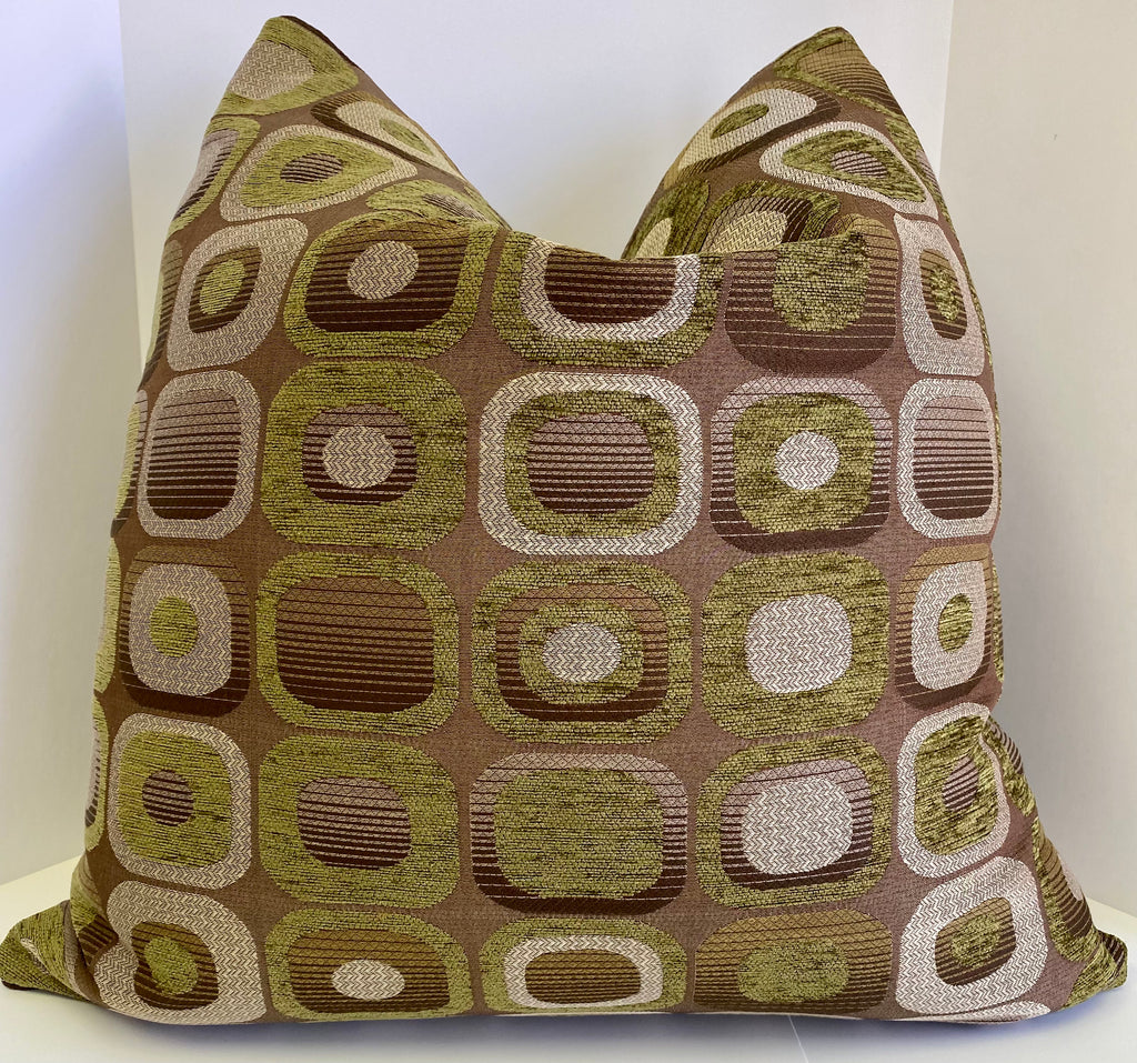 Luxury Pillow - 24" x 24" - Mid-Century Groove