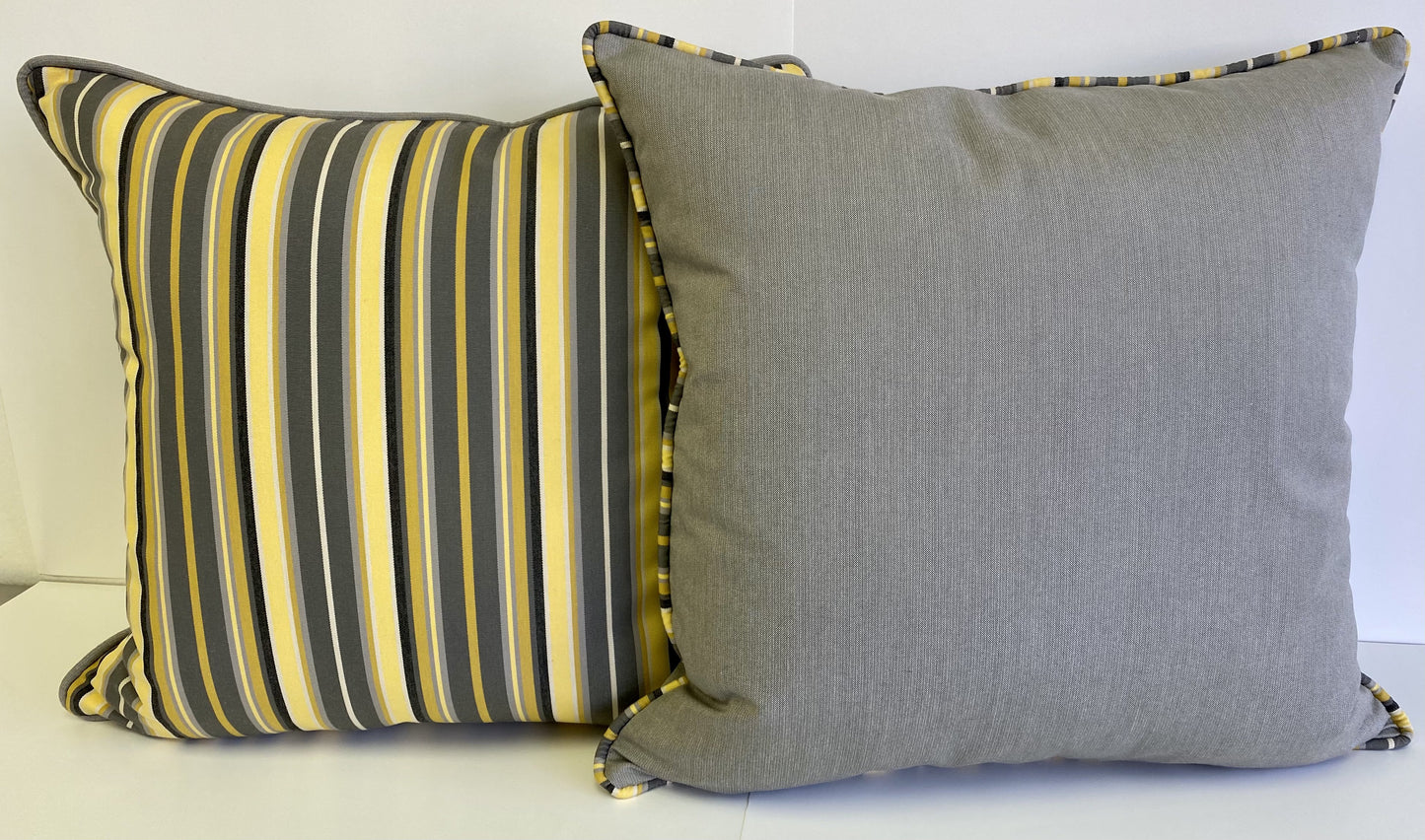 Luxury Outdoor Pillow - 22" x 22" - Seville Juice; Sunbrella, or equivalent, fabric with fiber fill