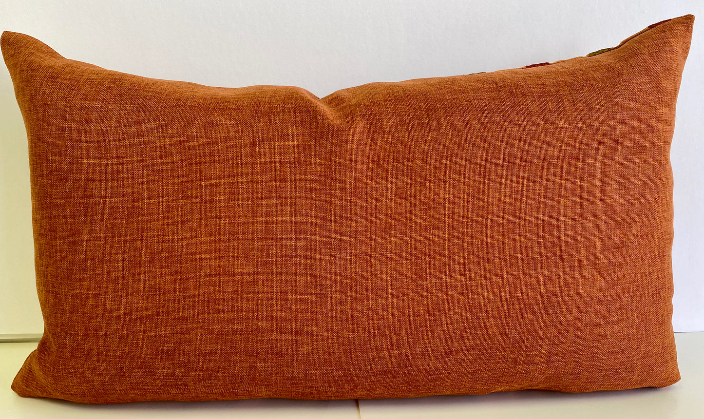 Luxury Lumbar Pillow - 24" x 14" - Cheverny Lumbar-Flame; Orange, red and gold