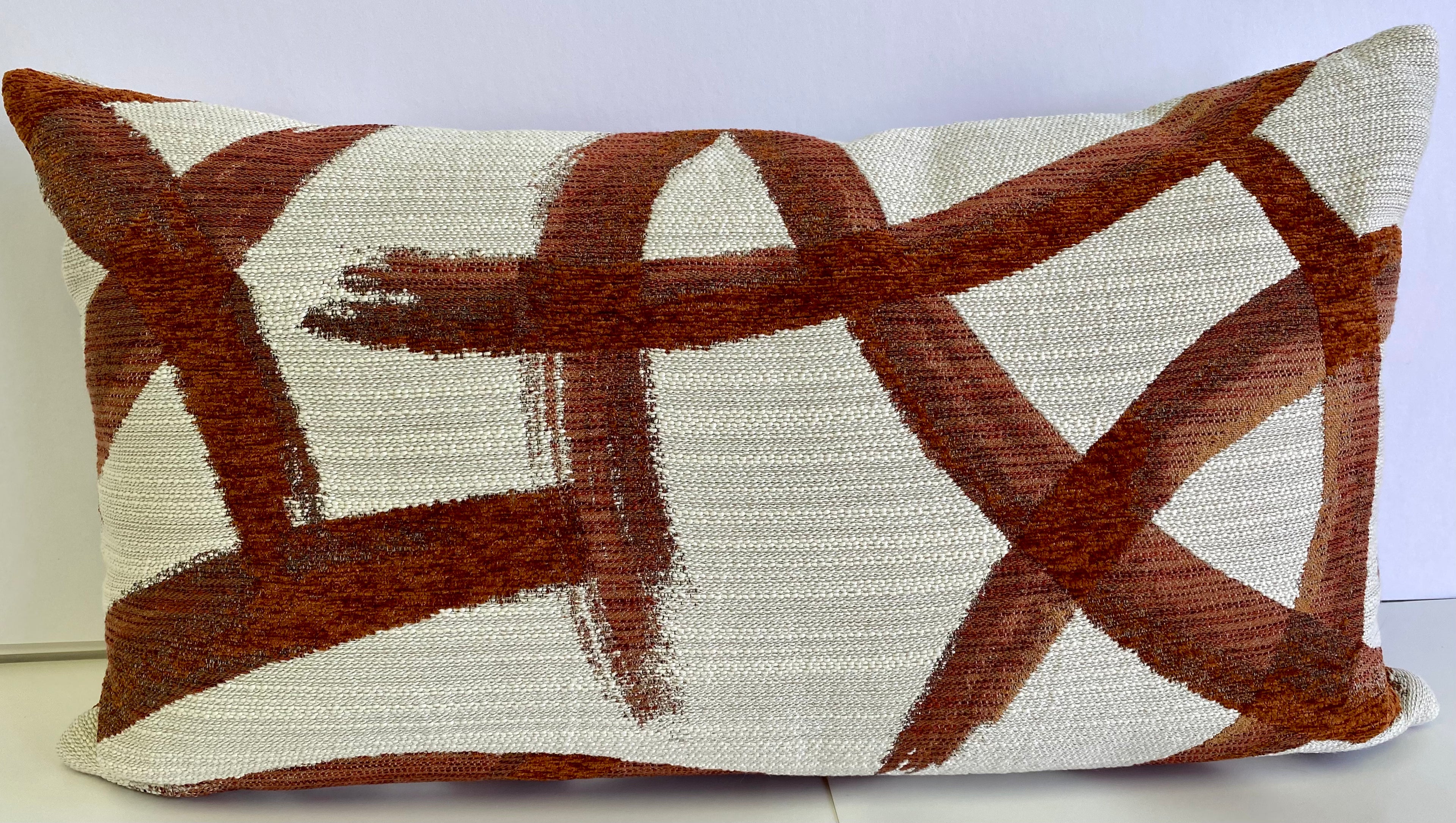 Luxury Lumbar Pillow - 24" x 14"- Enso Copper