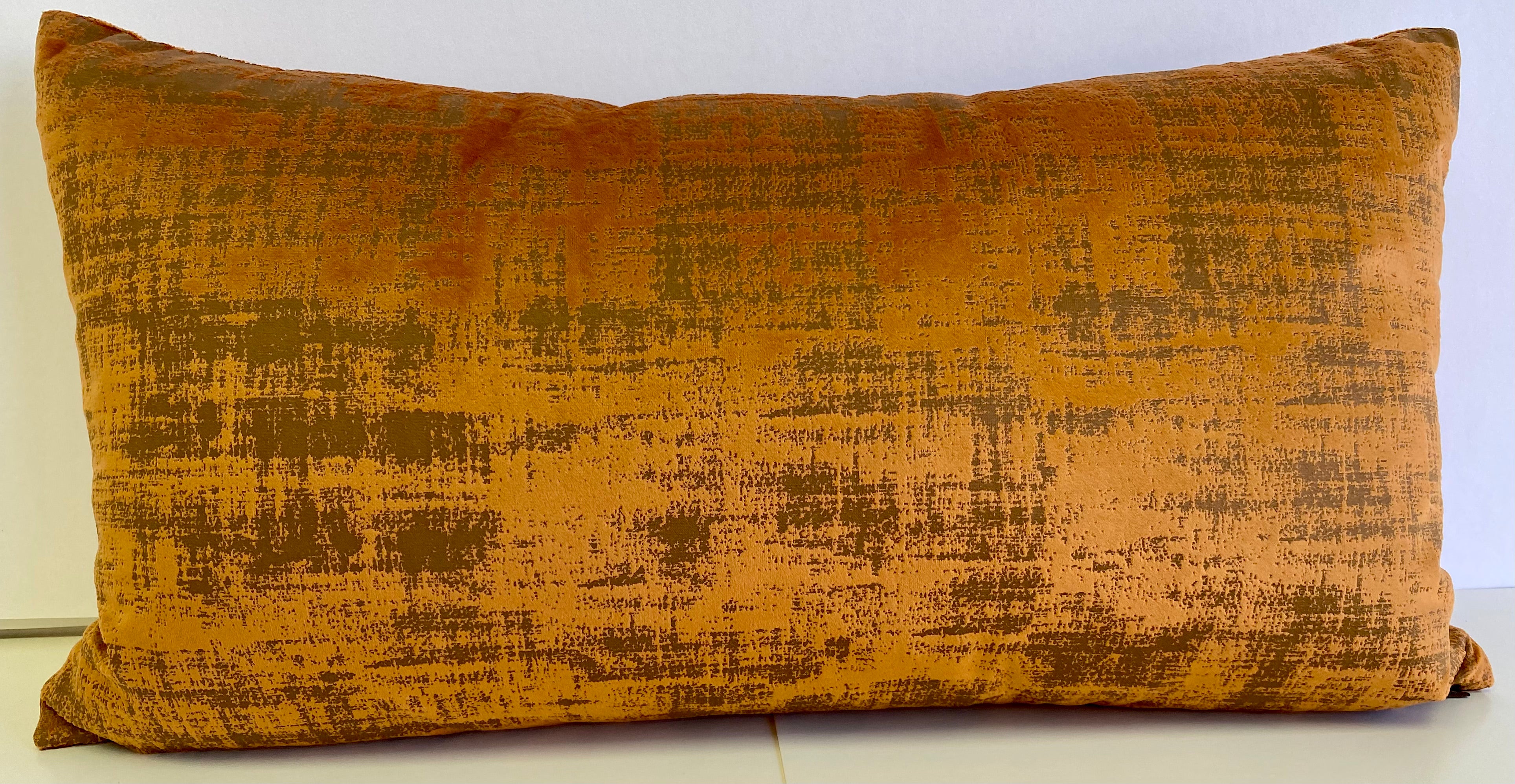 Rust orange best sale lumbar pillow