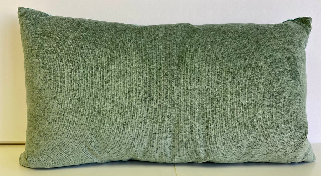 Luxury Lumbar Pillow - 24" x 14"- Jenga Laguna