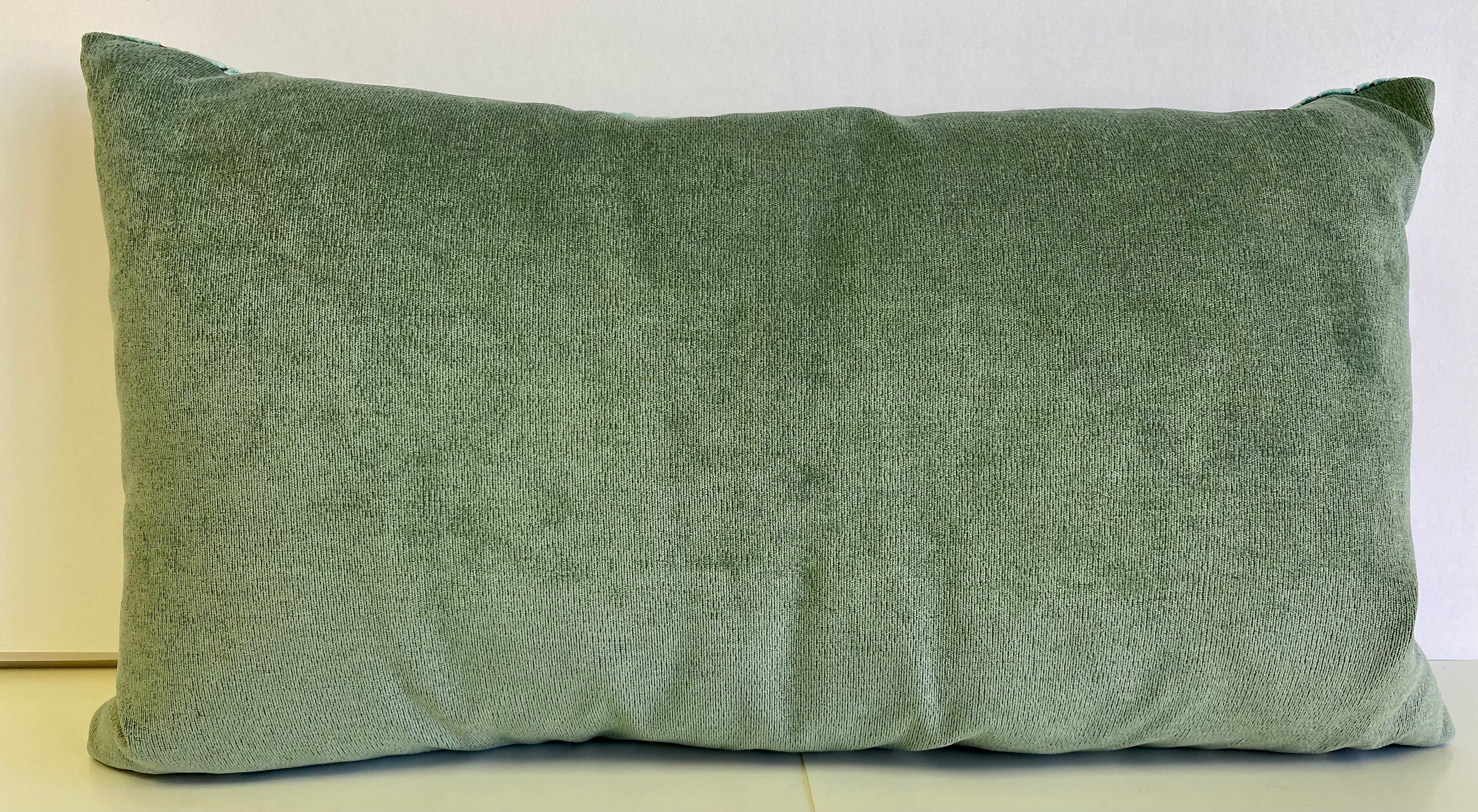 Luxury Lumbar Pillow - 24" x 14"- Jenga Laguna