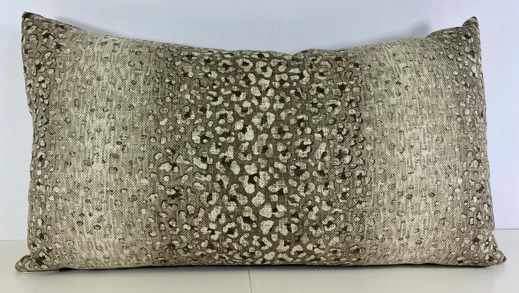 Luxury Lumbar Pillow - 24" x 14" - Nala Lumbar-Mushroom