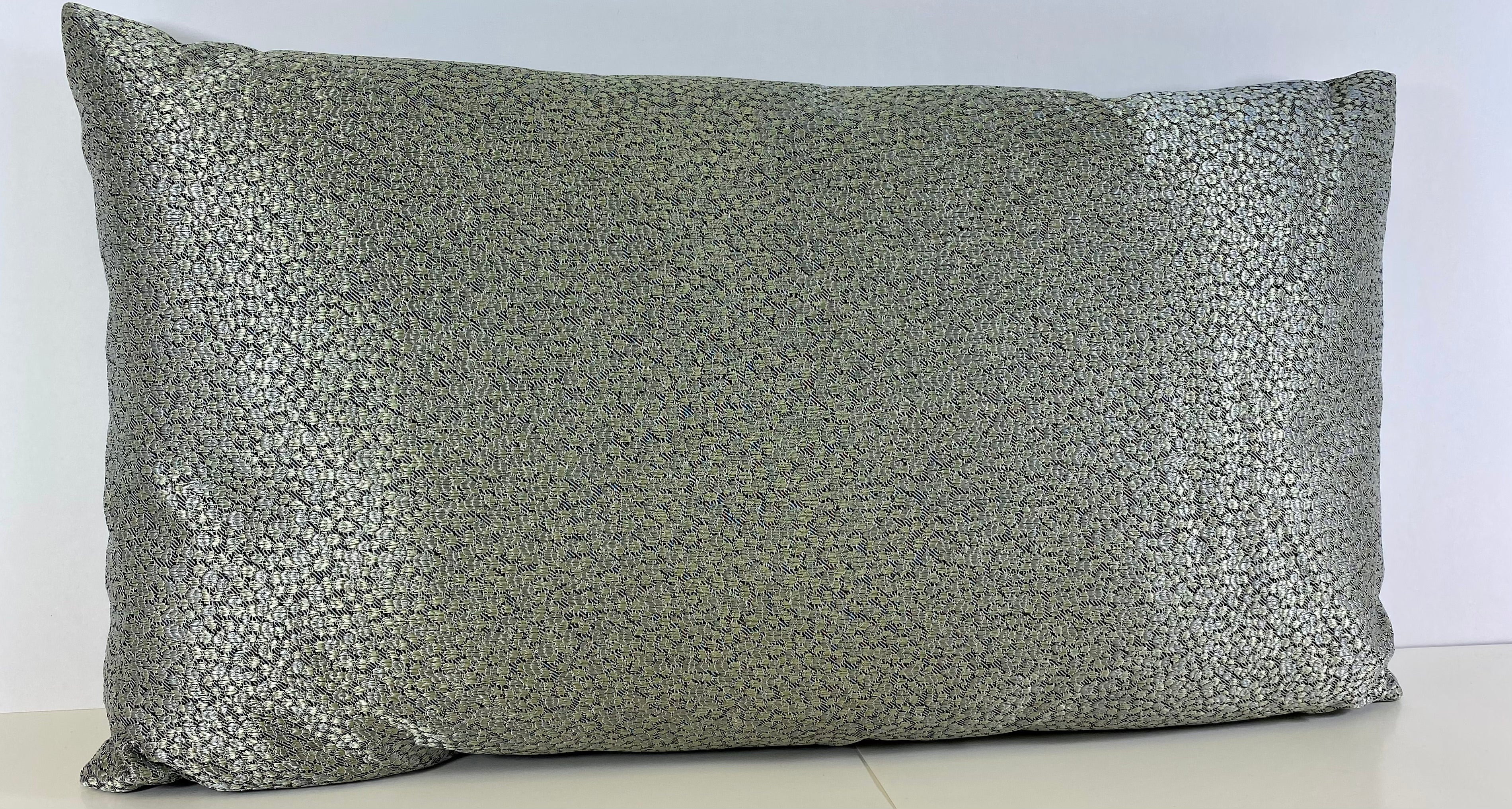 Luxury Lumbar Pillow - 24" x 14"- Pebble Rebel Graphite