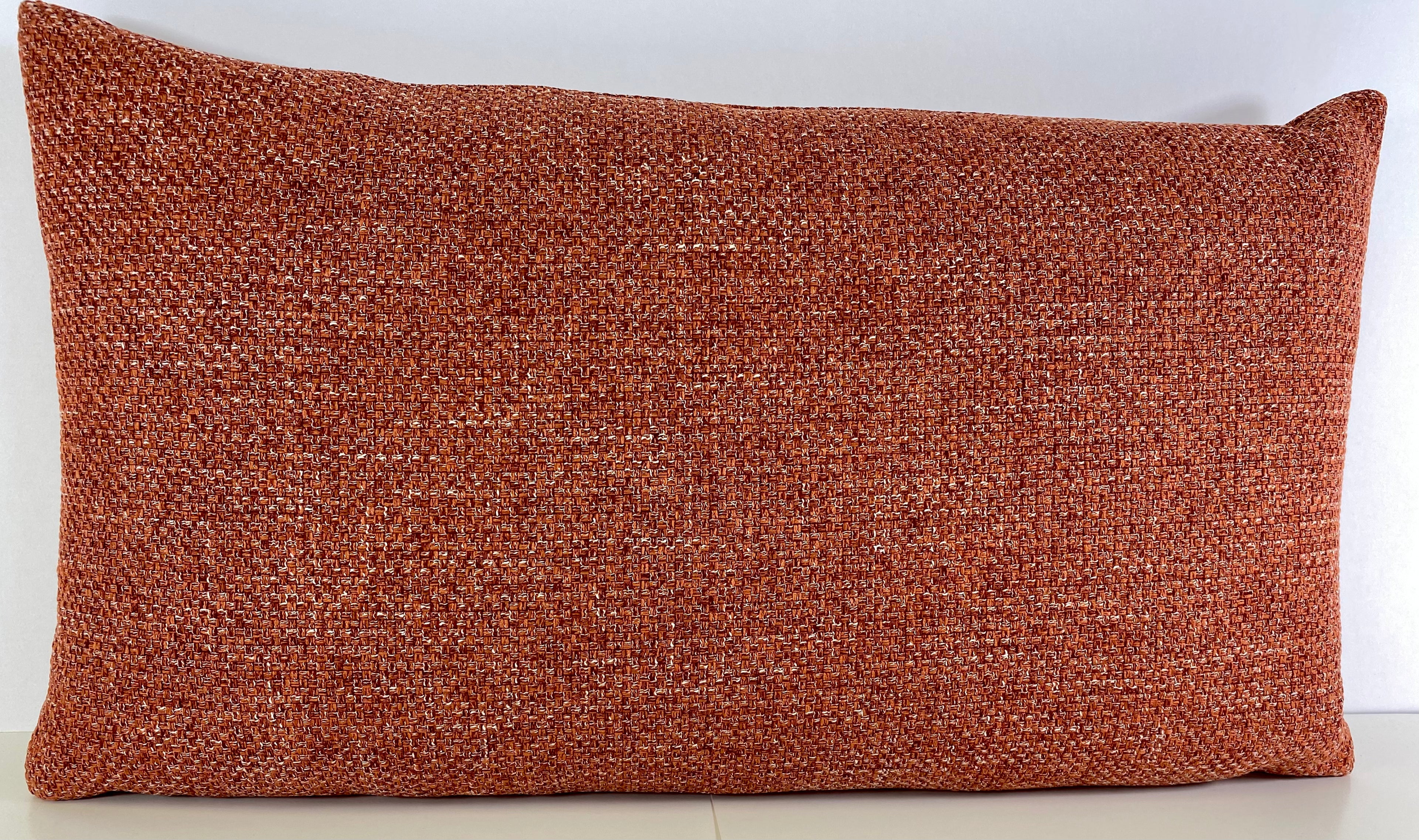Luxury Lumbar Pillow - 24" x 14" Prelude Lumbar-Papaya