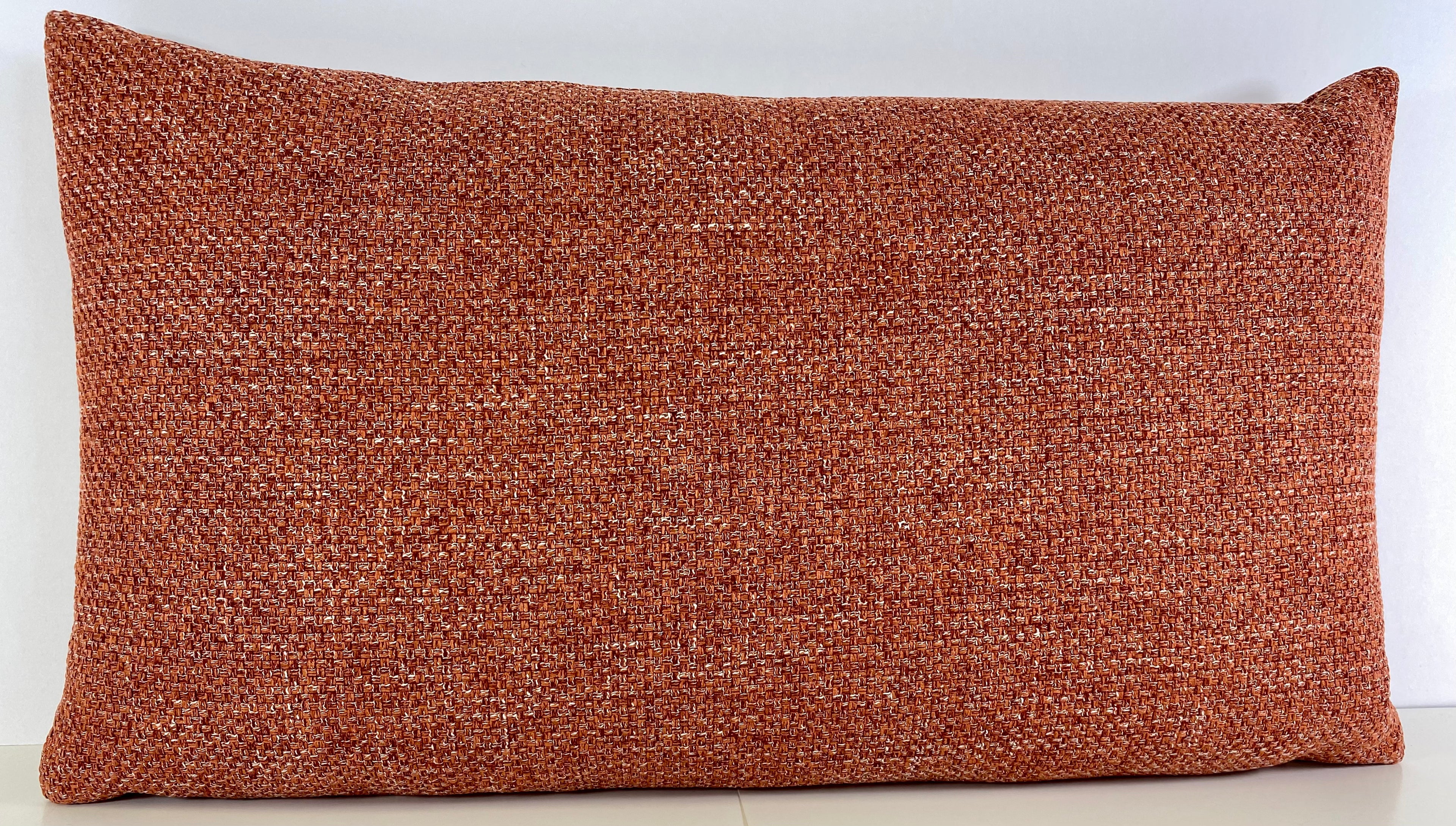 Luxury Lumbar Pillow - 24" x 14" Prelude Lumbar-Papaya