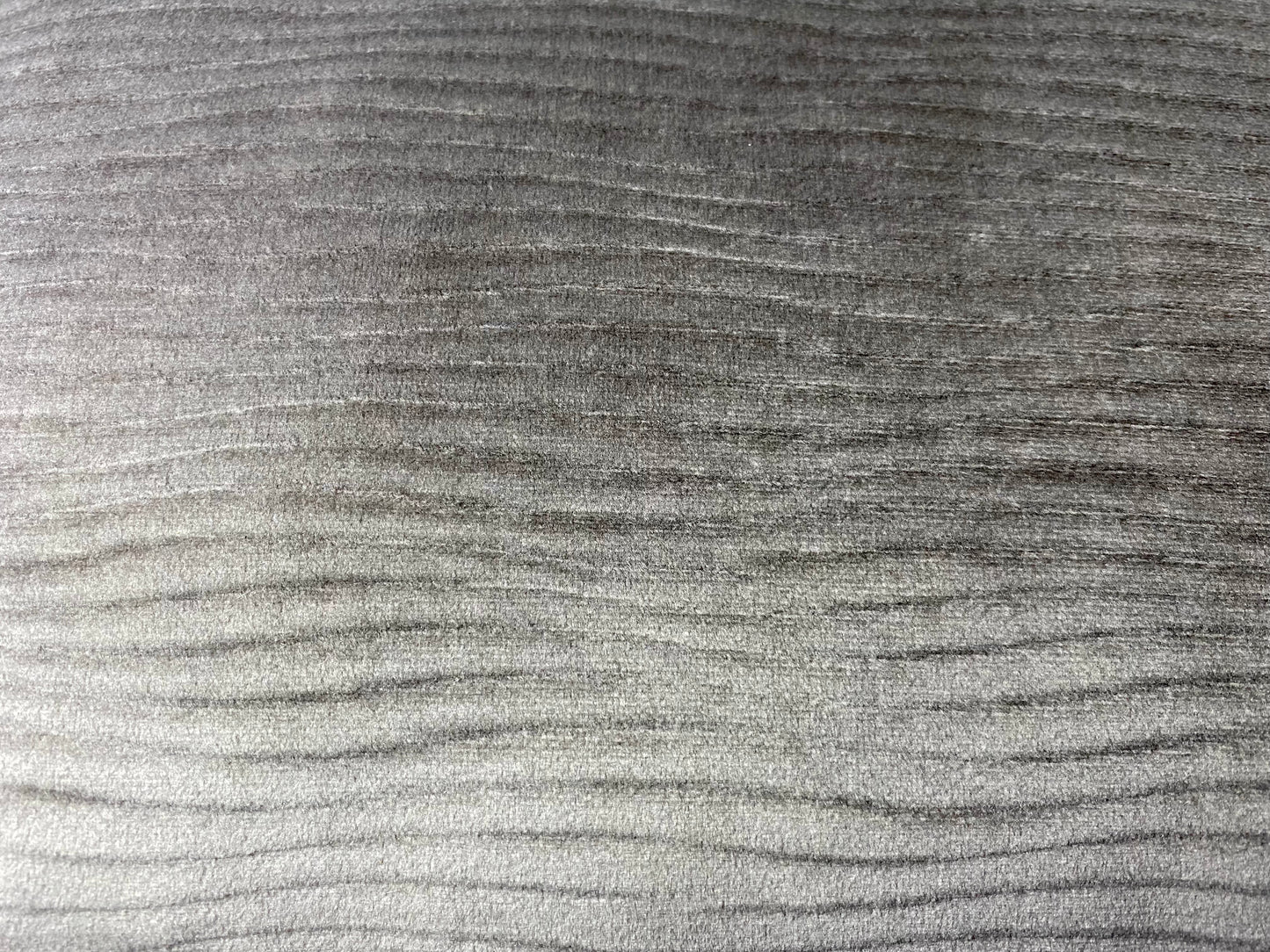 Luxury Lumbar Pillow - 24" x 14" - Stream Mushroom; Taupe solid with a wavy pattern in the soft fabric.