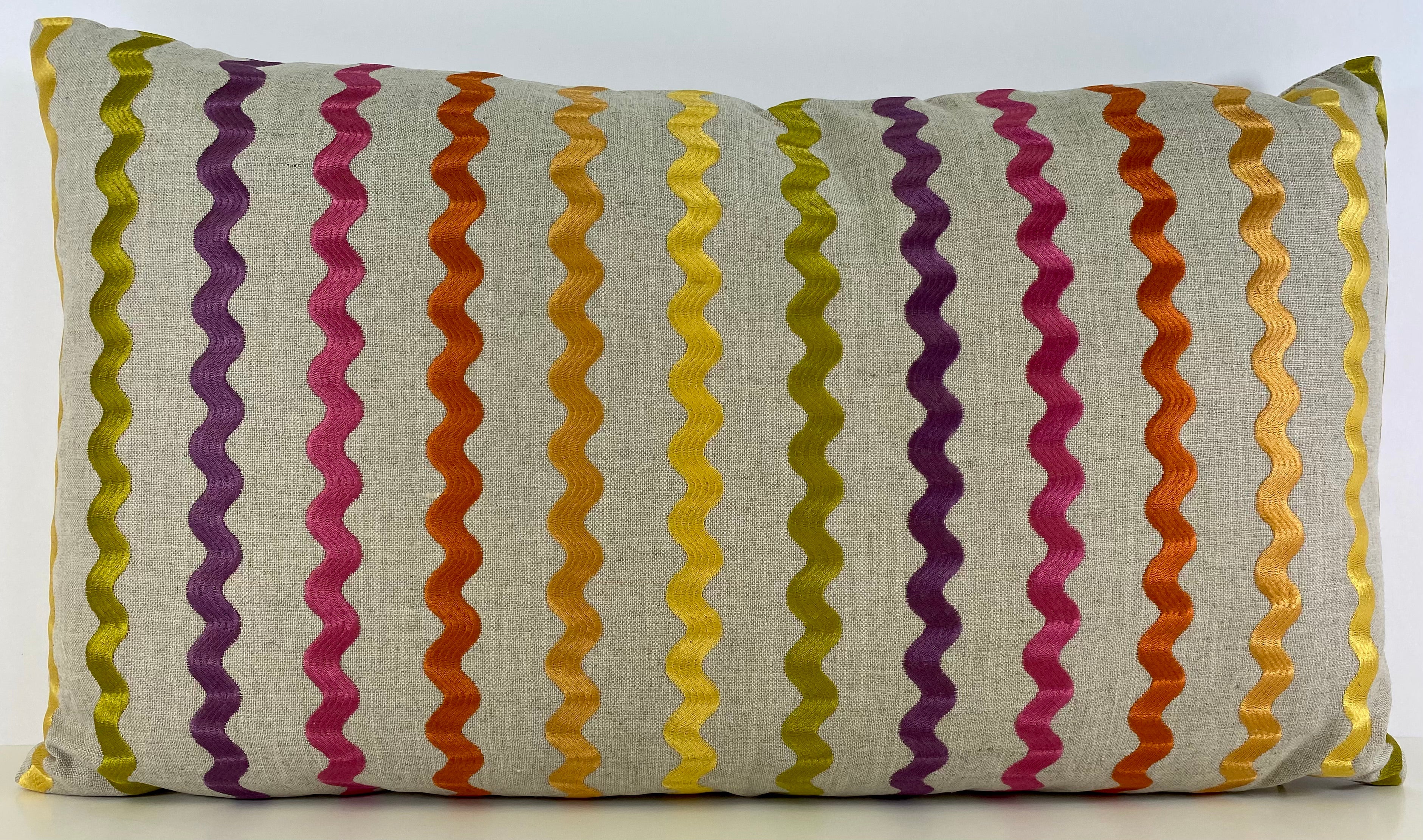 Luxury Lumbar Pillow - 24” x 14” - Samba Blossom