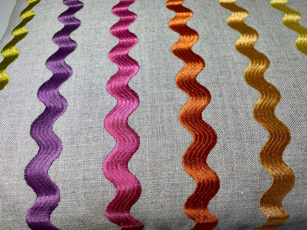 Luxury Lumbar Pillow - 24” x 14” - Samba Blossom