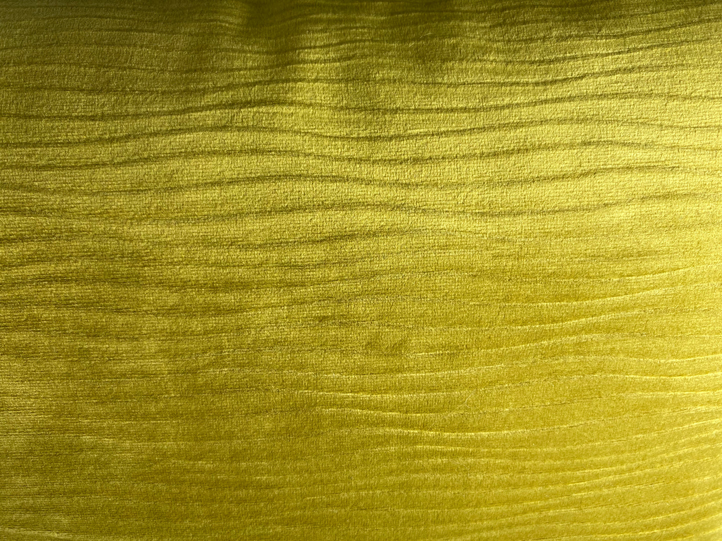 Luxury Lumbar Pillow - 24” x 14” - Stream Chartreuse; Chartreuse color solid in a soft wavey jacquard fabric