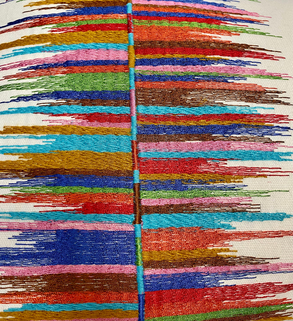 Luxury Lumbar Pillow – 24" × 14" – Fun Fair Fiesta