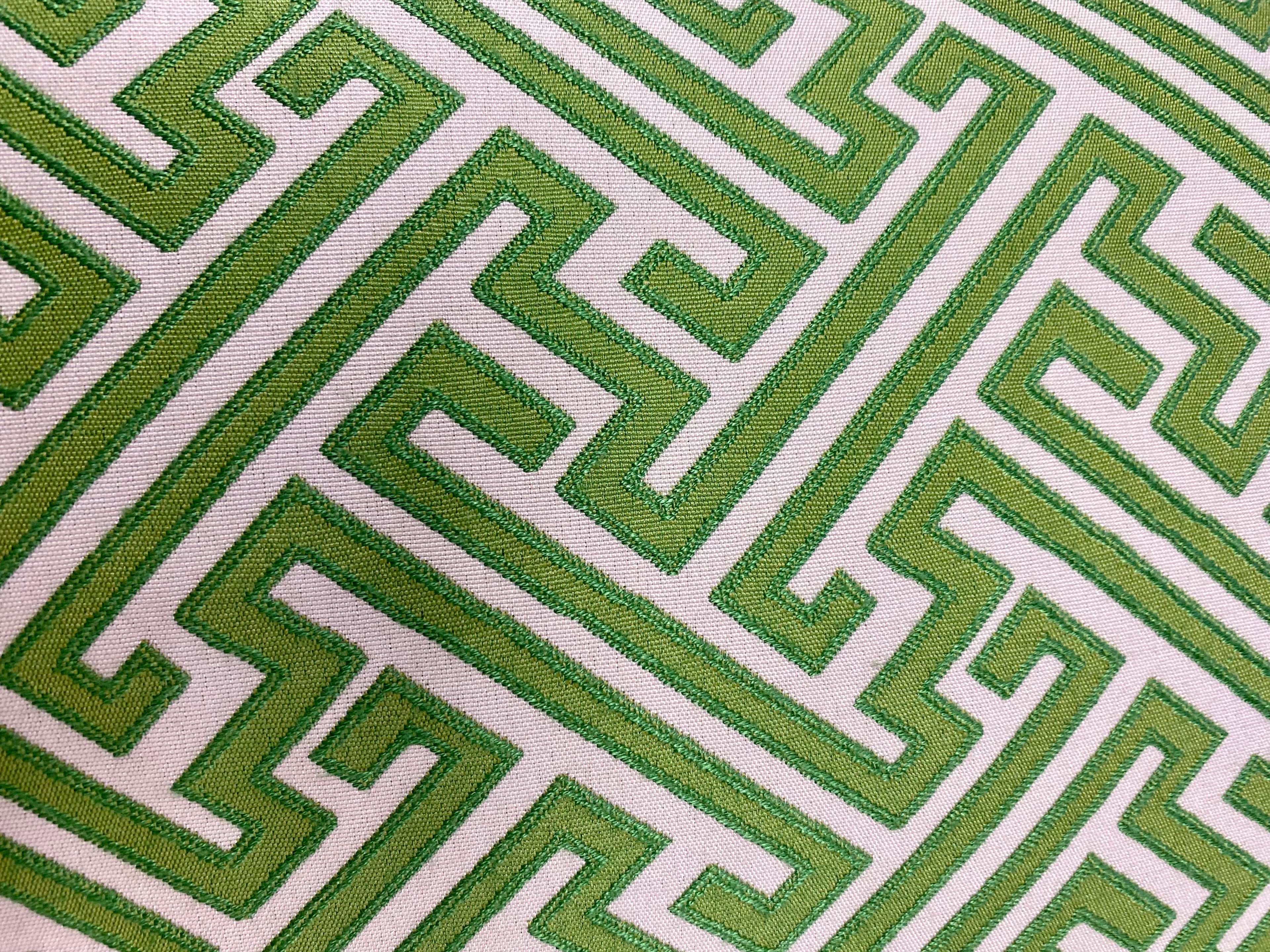 Luxury Lumbar Pillow - 24" x 14"- Amazed Green