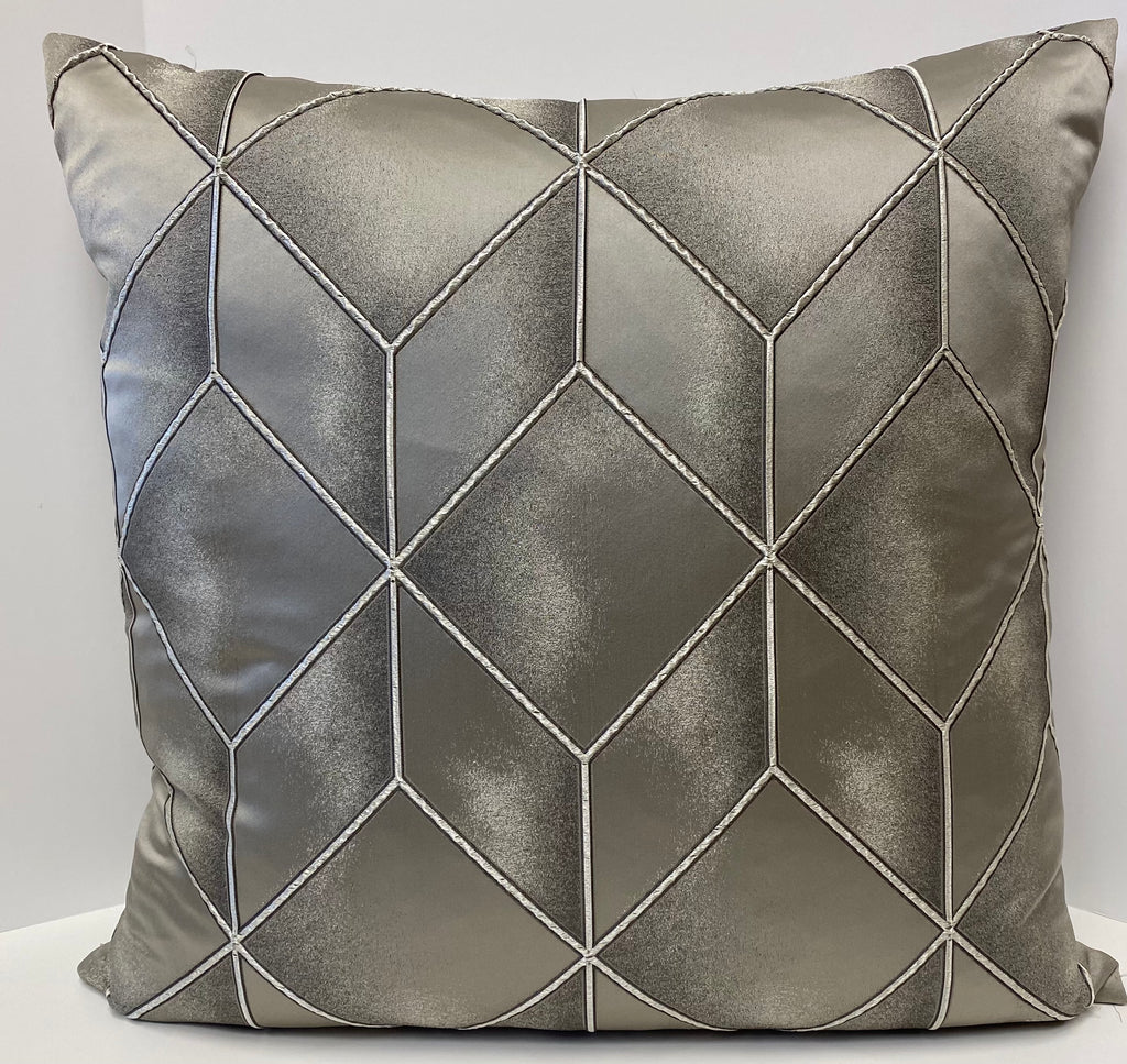 Luxury Pillow - 24" x 24" - Diamond Smoke