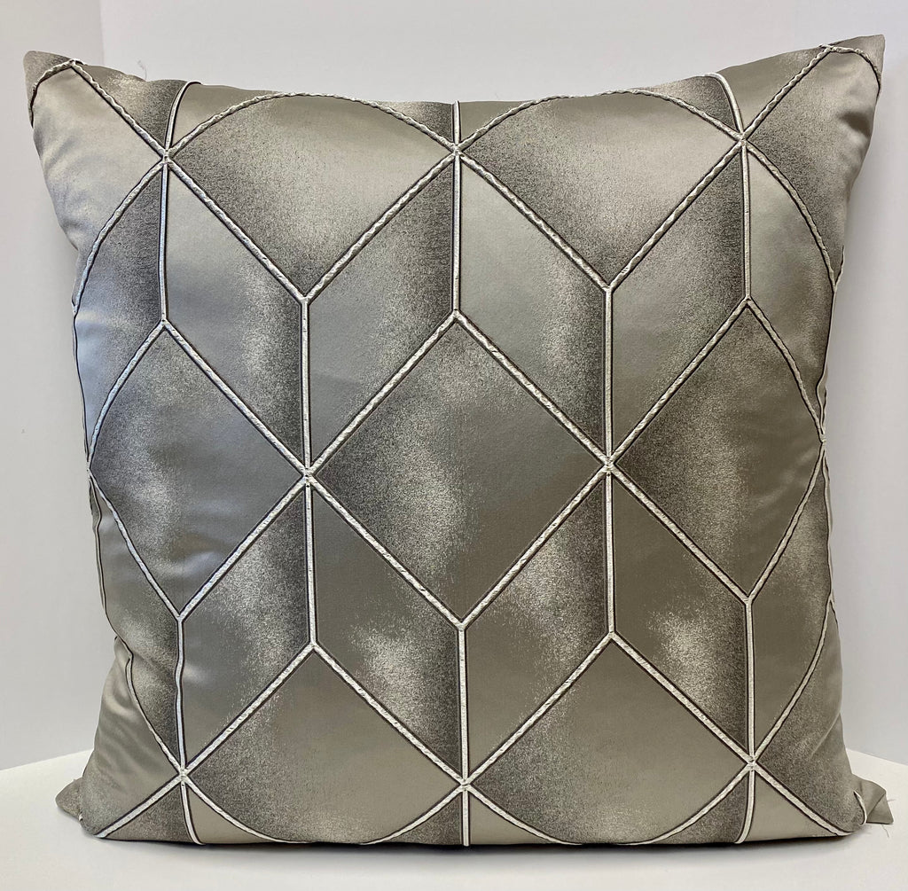 Luxury Pillow - 24" x 24" - Diamond Smoke