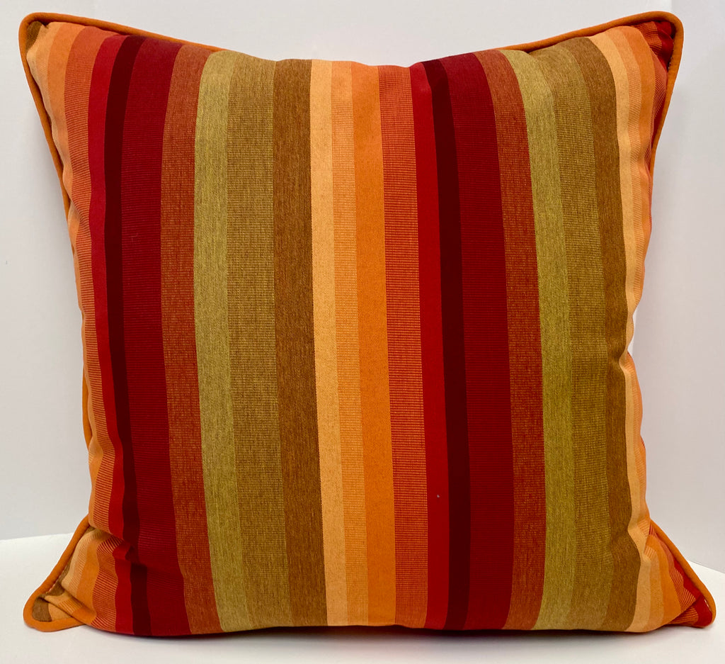 Luxury Outdoor Pillow Morocco-Stripe 22" x 22"