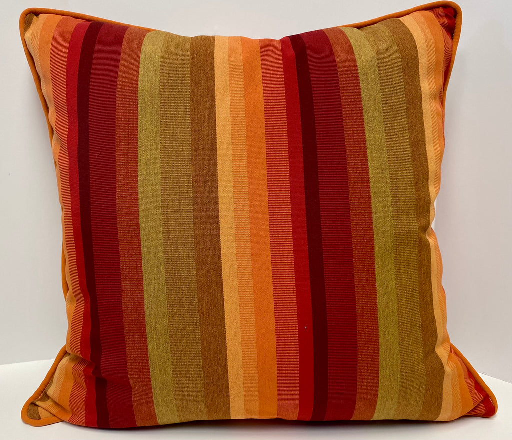 Luxury Outdoor Pillow Morocco-Stripe 22" x 22"