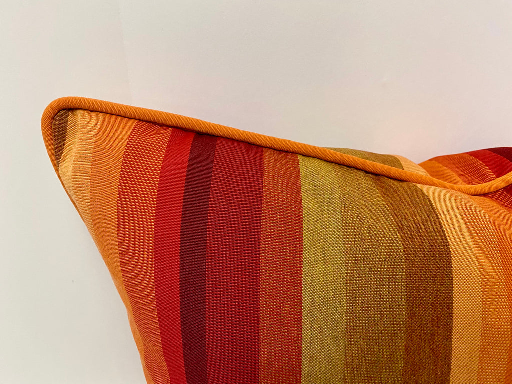 Luxury Outdoor Pillow Morocco-Stripe 22" x 22"
