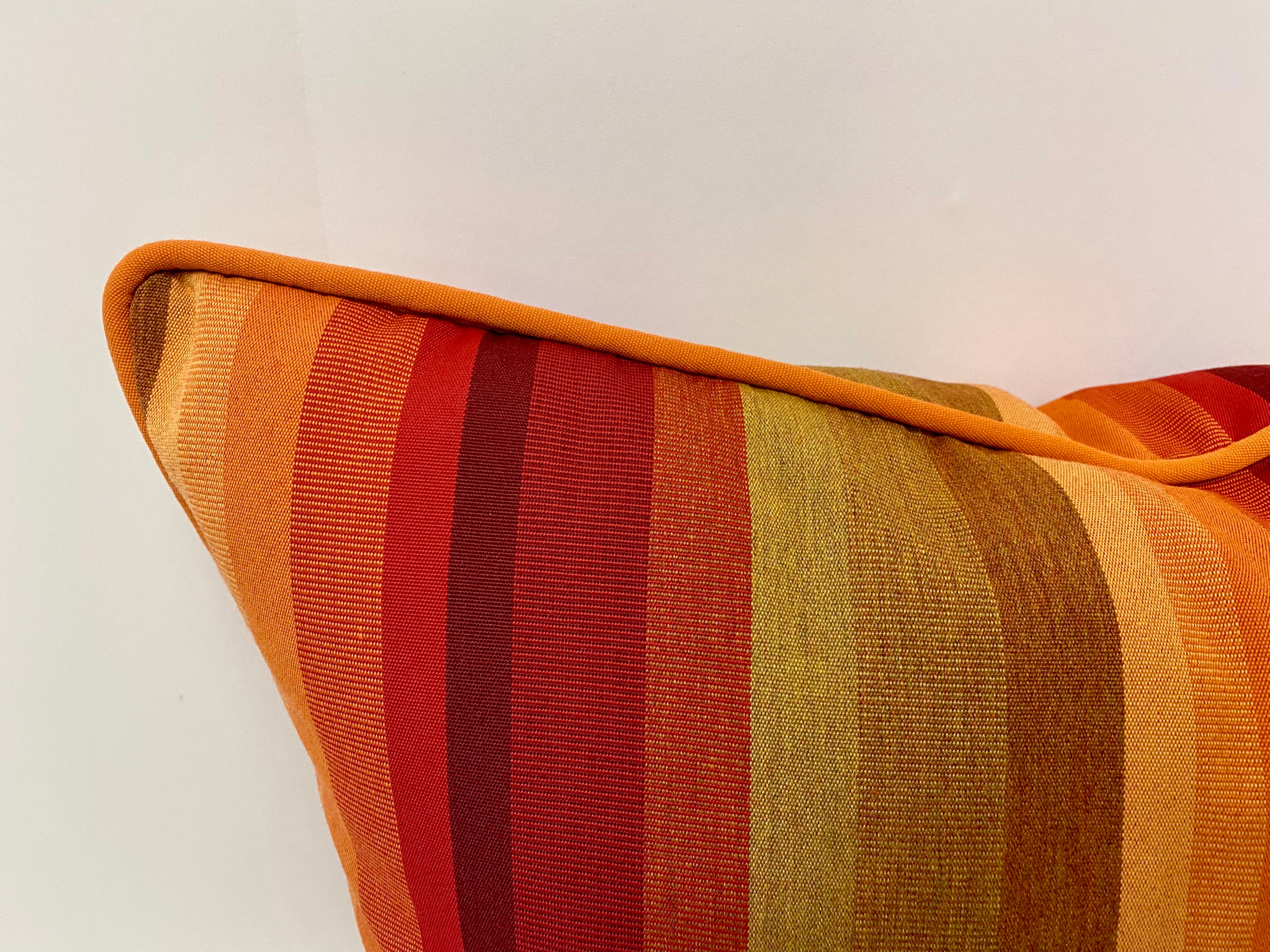 Luxury Outdoor Pillow Morocco-Stripe 22" x 22"