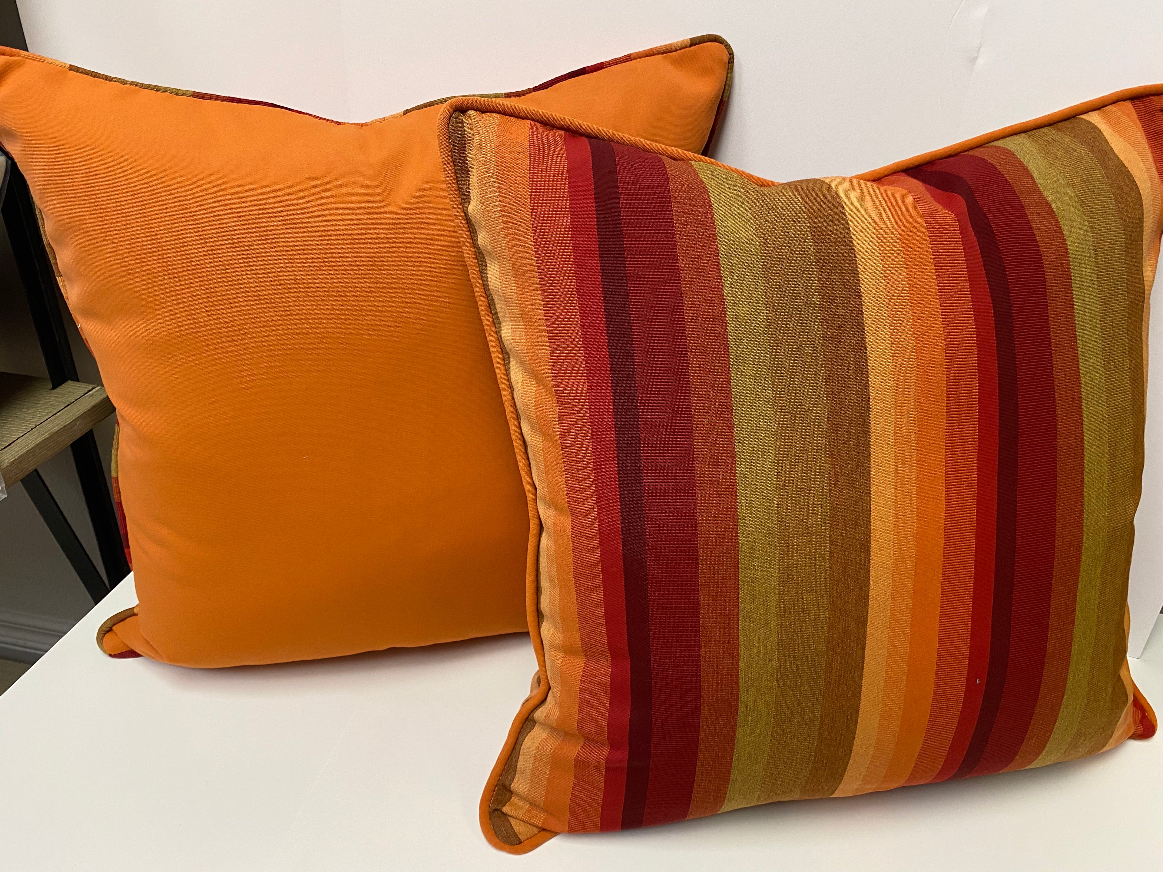 Luxury Outdoor Pillow Morocco-Stripe 22" x 22"