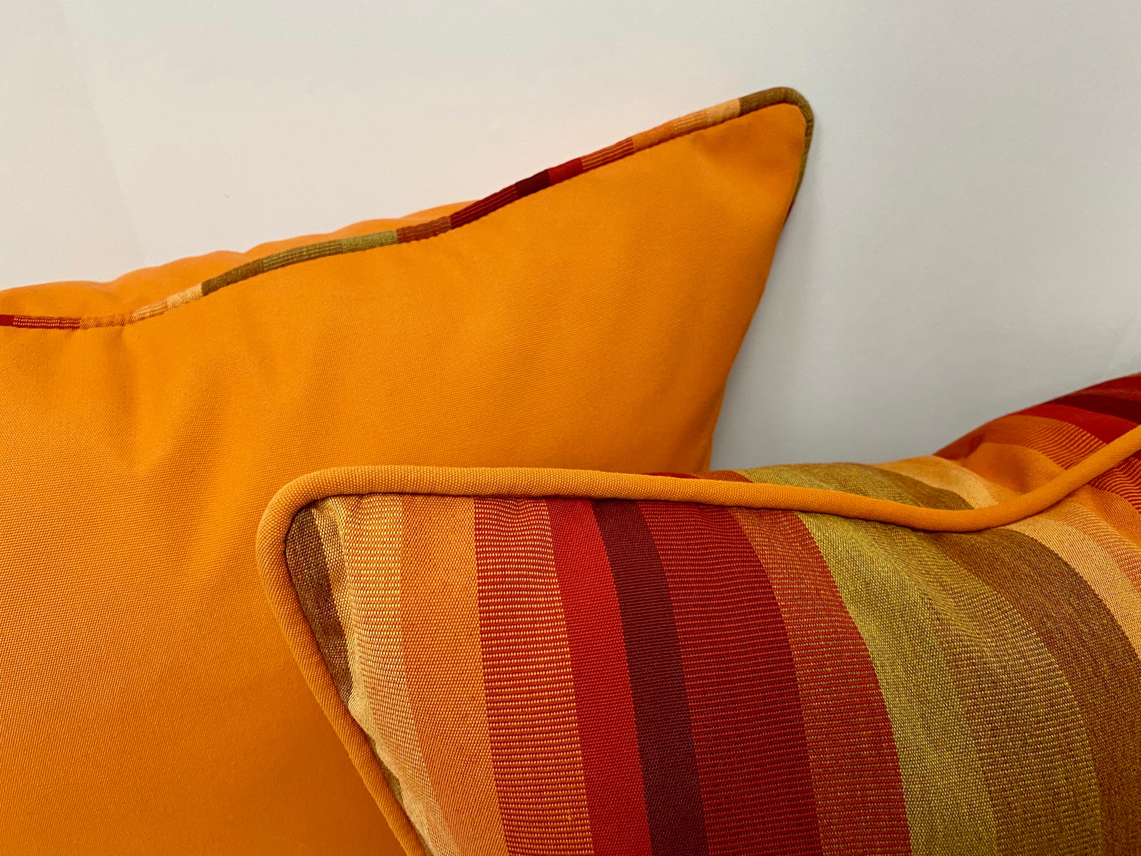 Luxury Outdoor Pillow Morocco-Stripe 22" x 22"