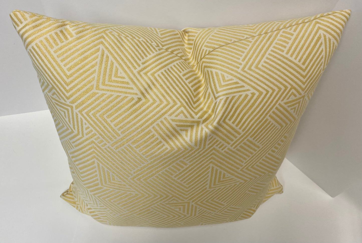 Luxury Outdoor Pillow - 22" x 22" - Barbados Sunshine; Sunbrella fabric or equivelent with poly fill