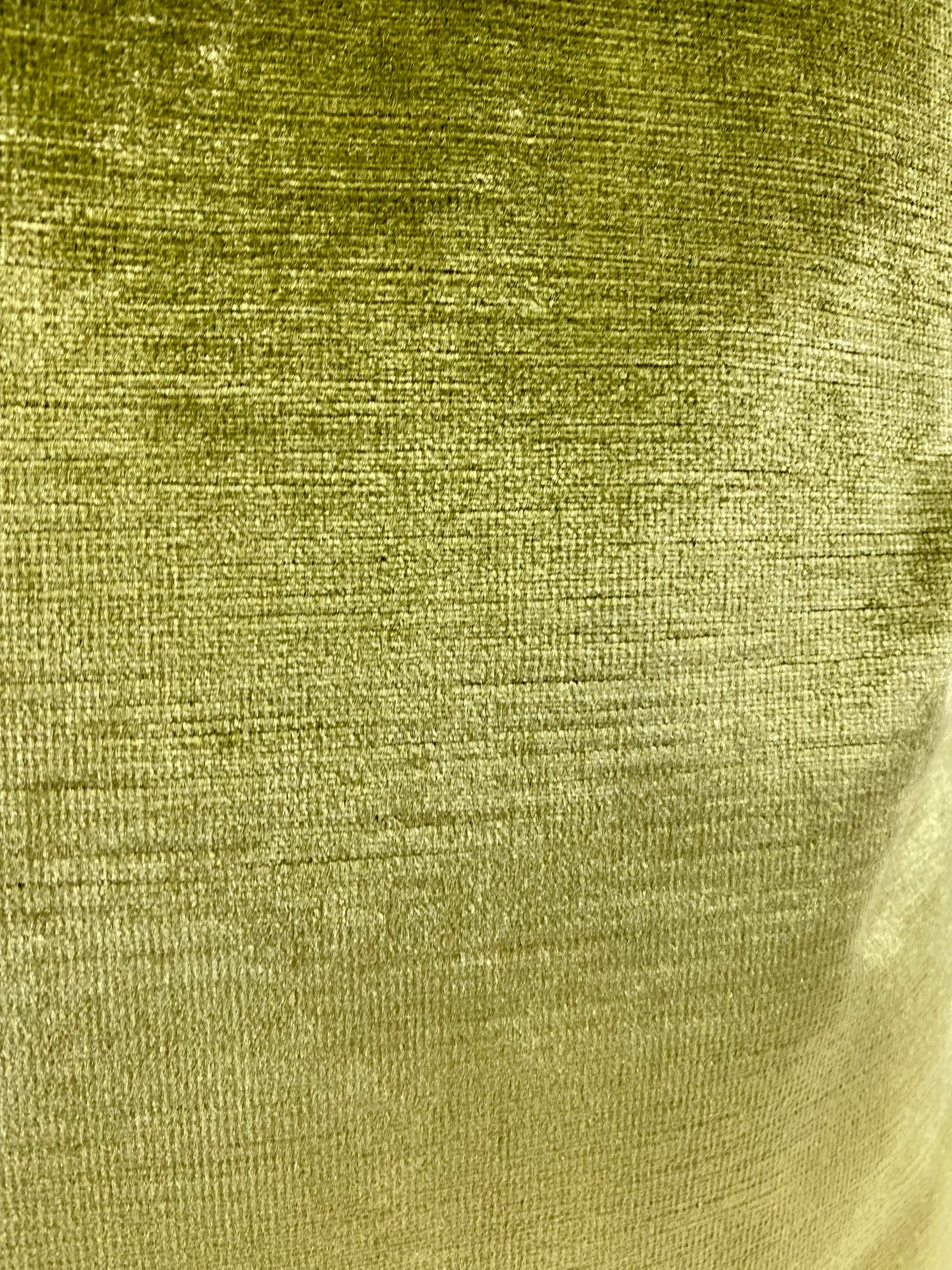 Luxury Pillow -  24" x 24" - Cactus-Green: Smooth velvety solid in a cactus green color