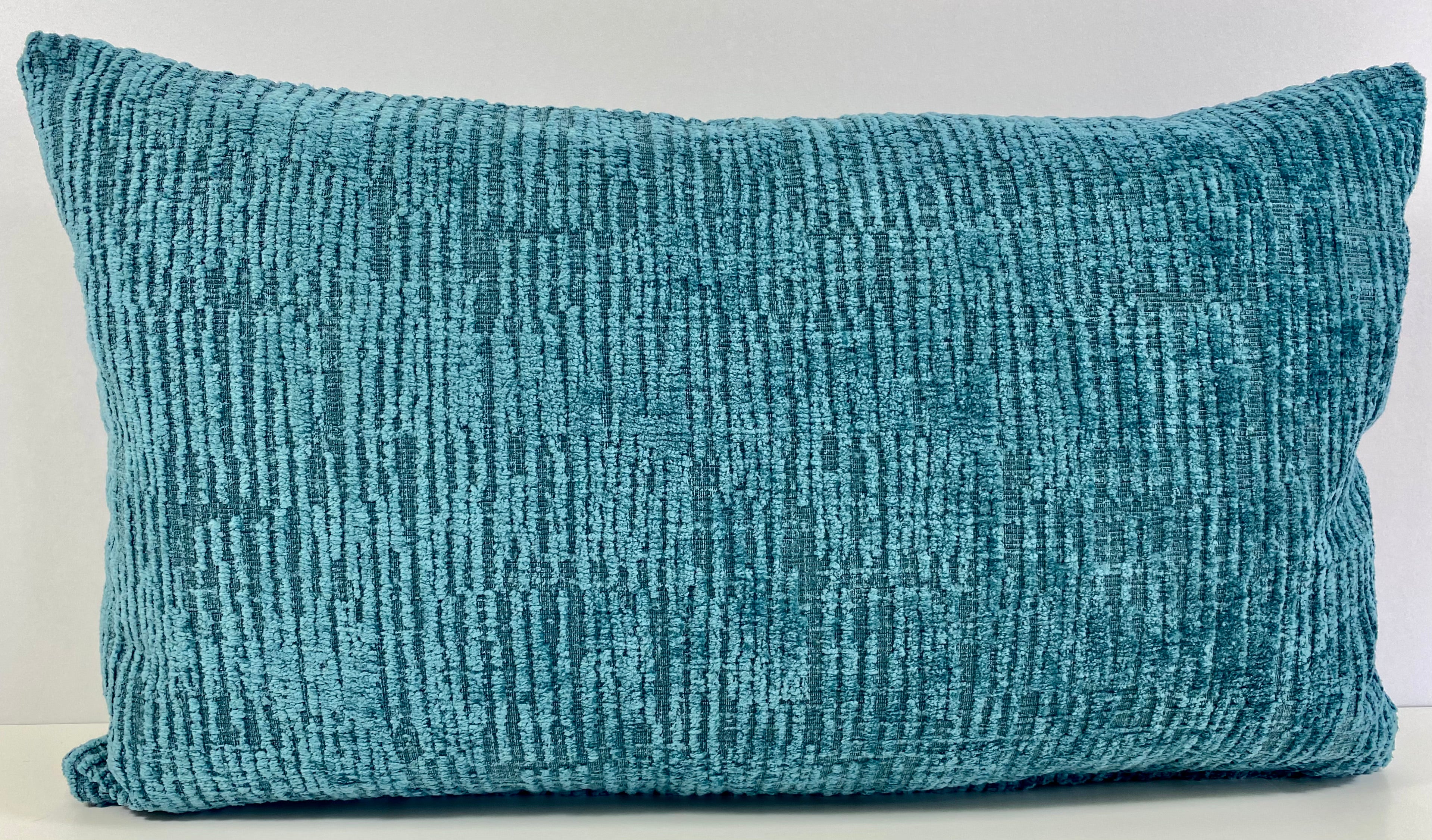 Luxury Lumbar Pillow - 24" x 14" - Confetti Pop Turquoise