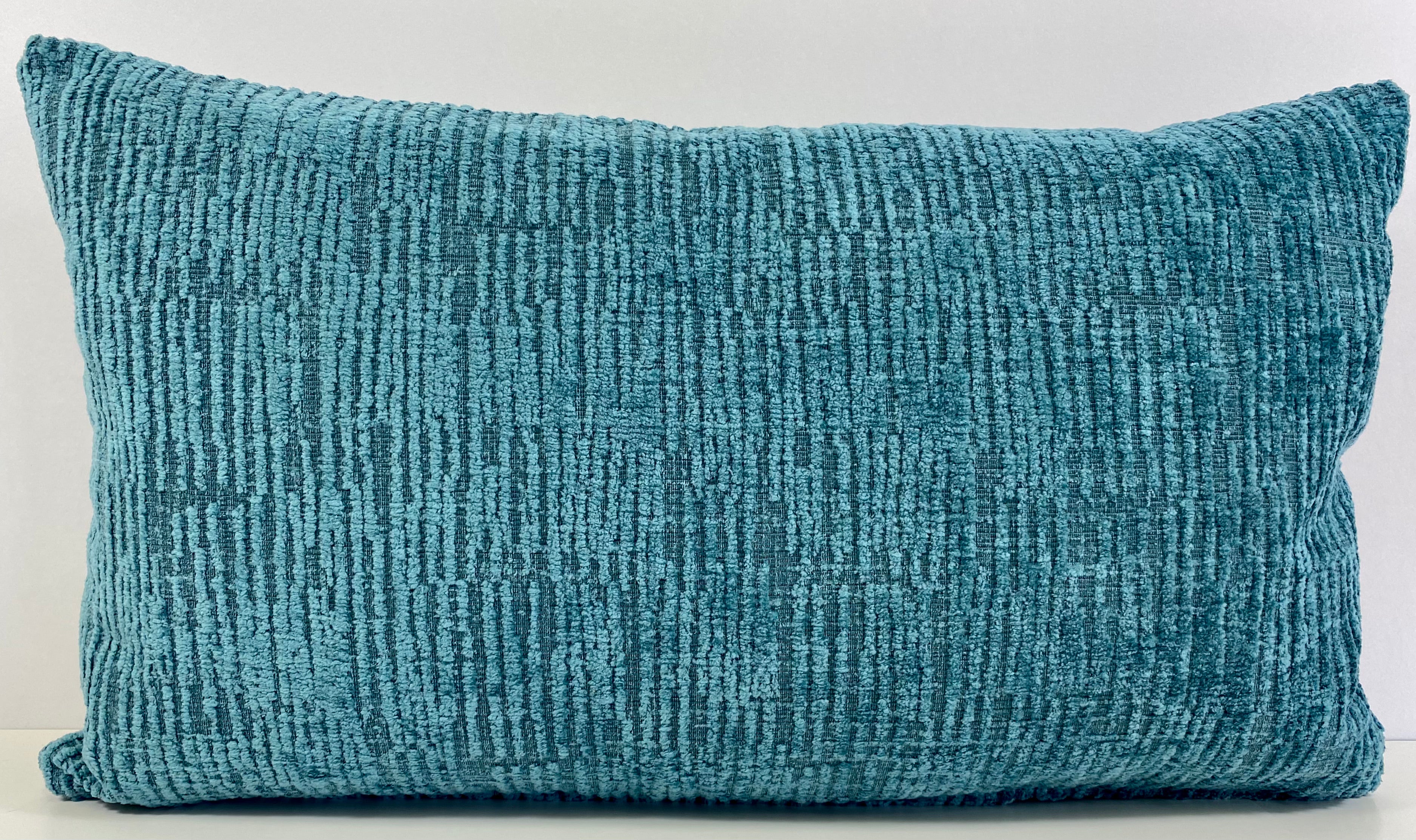 Luxury Lumbar Pillow - 24" x 14" - Confetti Pop Turquoise