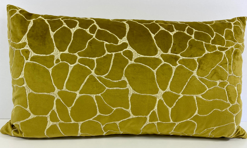 Luxury Lumbar Pillow - 24" x 14" - Dare Sulfur